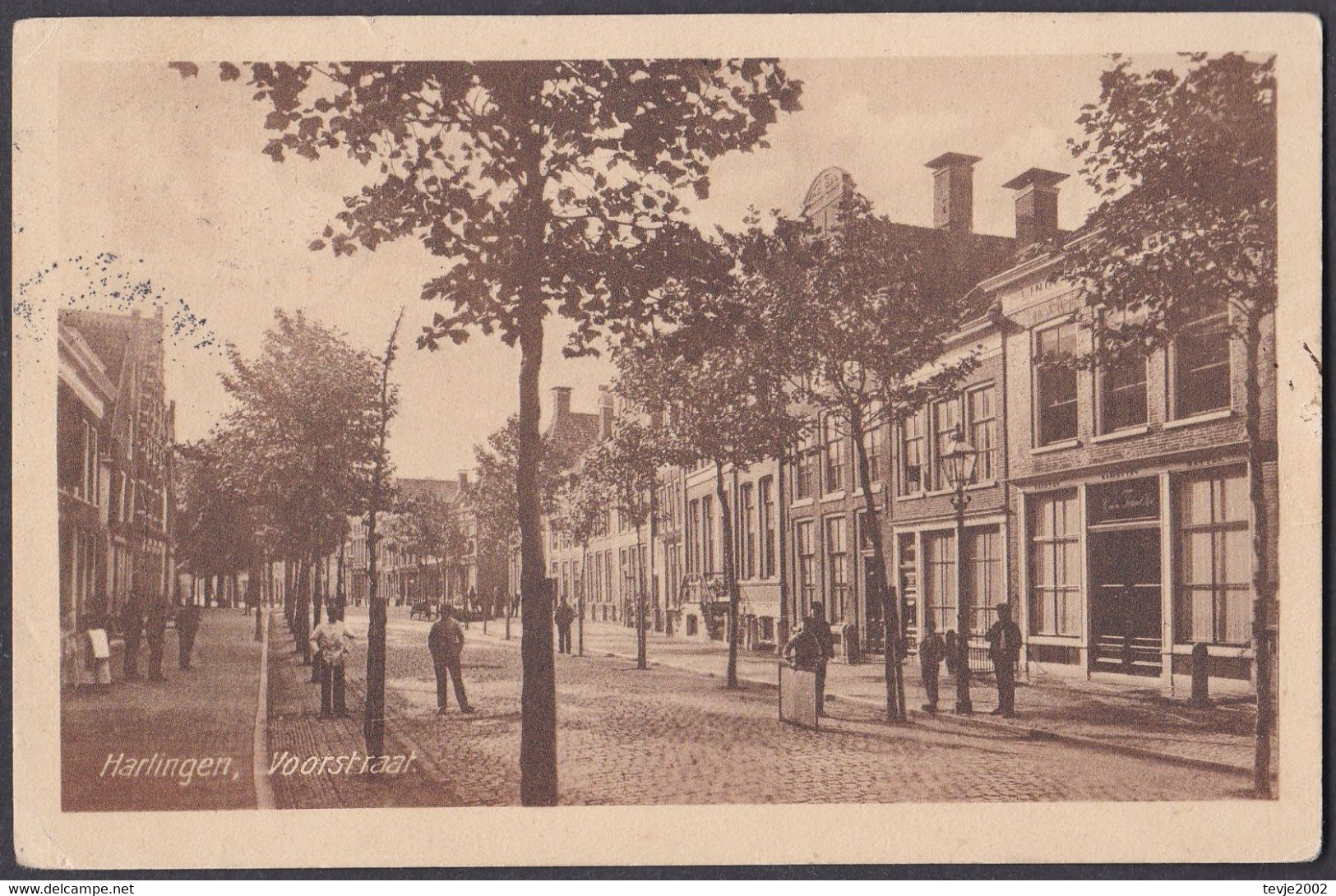 Ansichtskarte Harlingen - Gebraucht Used - 1925 - Voorstraat - Harlingen