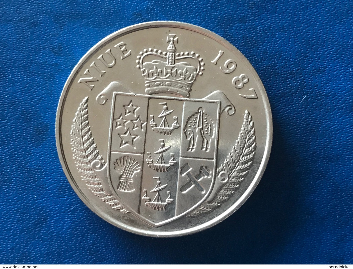 Münzen Münze Gedenkmünze Niue 5 Dollar 1987 Boris Becker - Niue