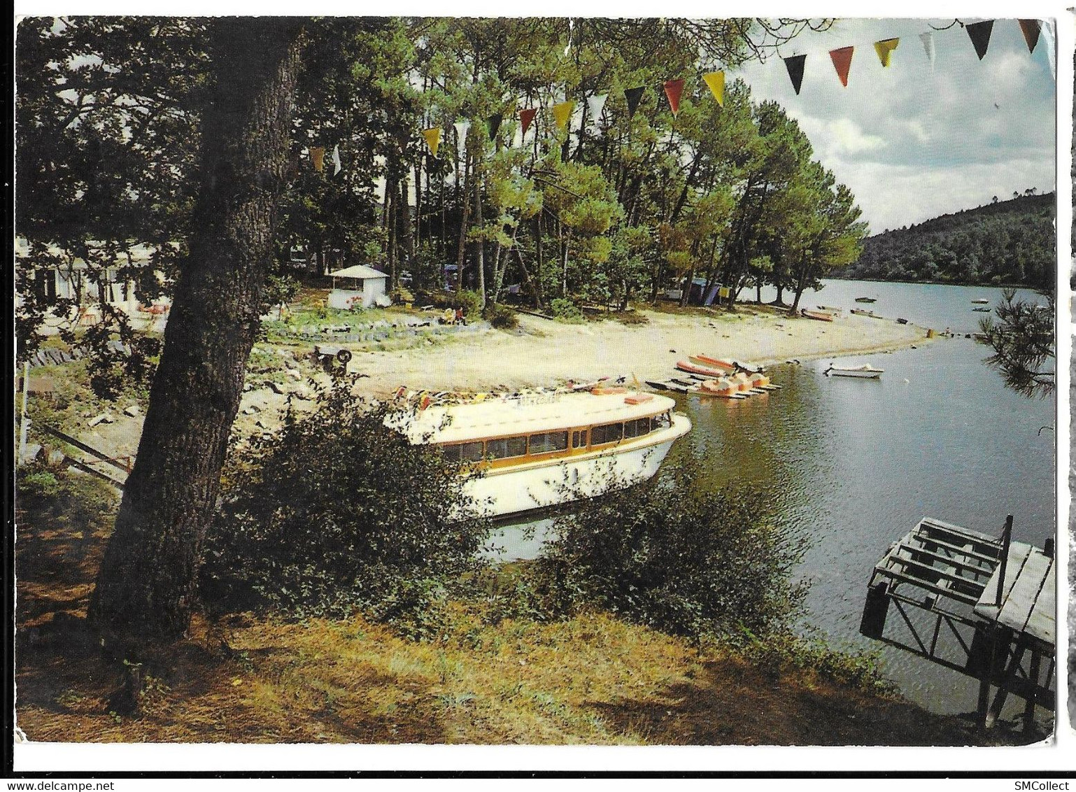 Caurel, La Vedette "Roch' H-Couëdic" à L'embarcadère De Beau Rivage (GF2523) - Caurel