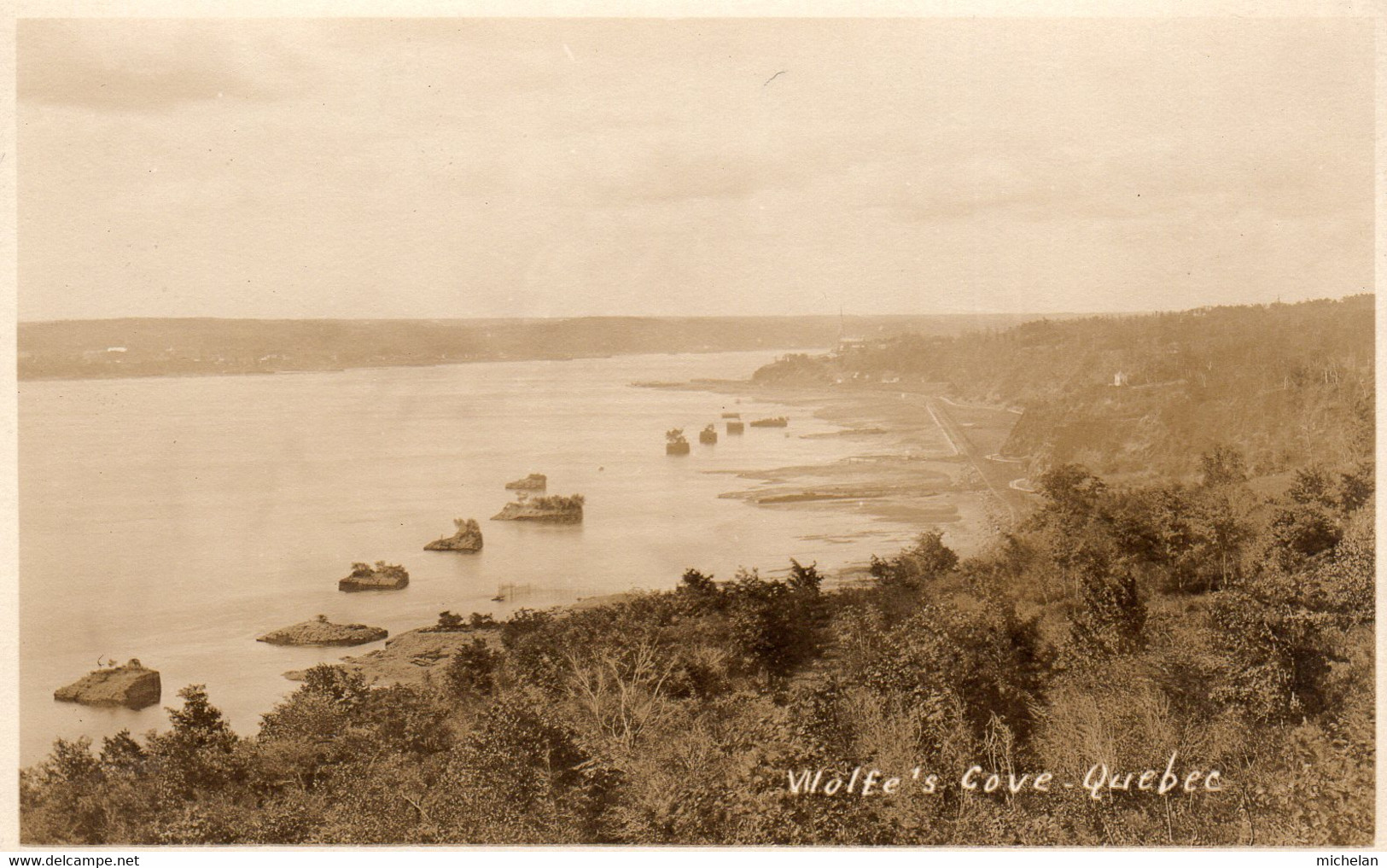 CPA   CANADA   WOLFE'S COVE QUEBEC - Québec - Les Rivières