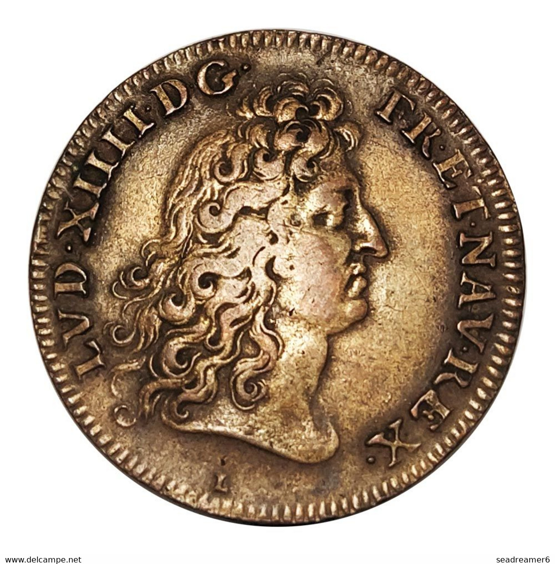 Jeton Royal - Louis XIV Porc-Epic - Telorvm Aeterna Seges - Trésor Royal 1678 - Adel