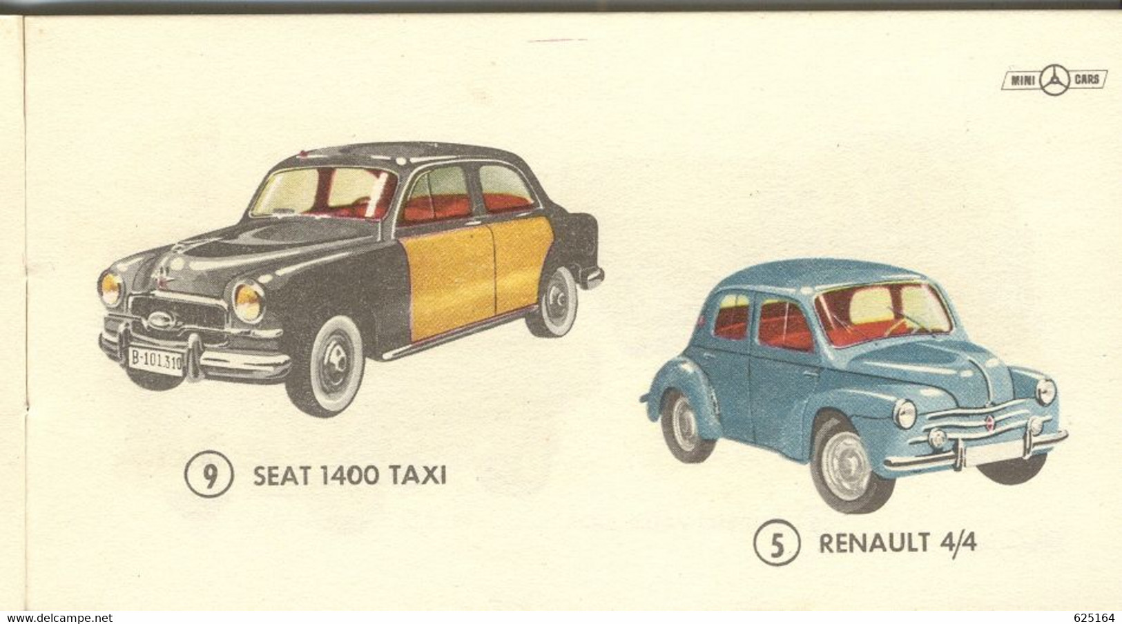 Catalogue ANGUPLAS 1960 MINI-CARS 1/86 Defekt  - En Espagnol - Non Classificati