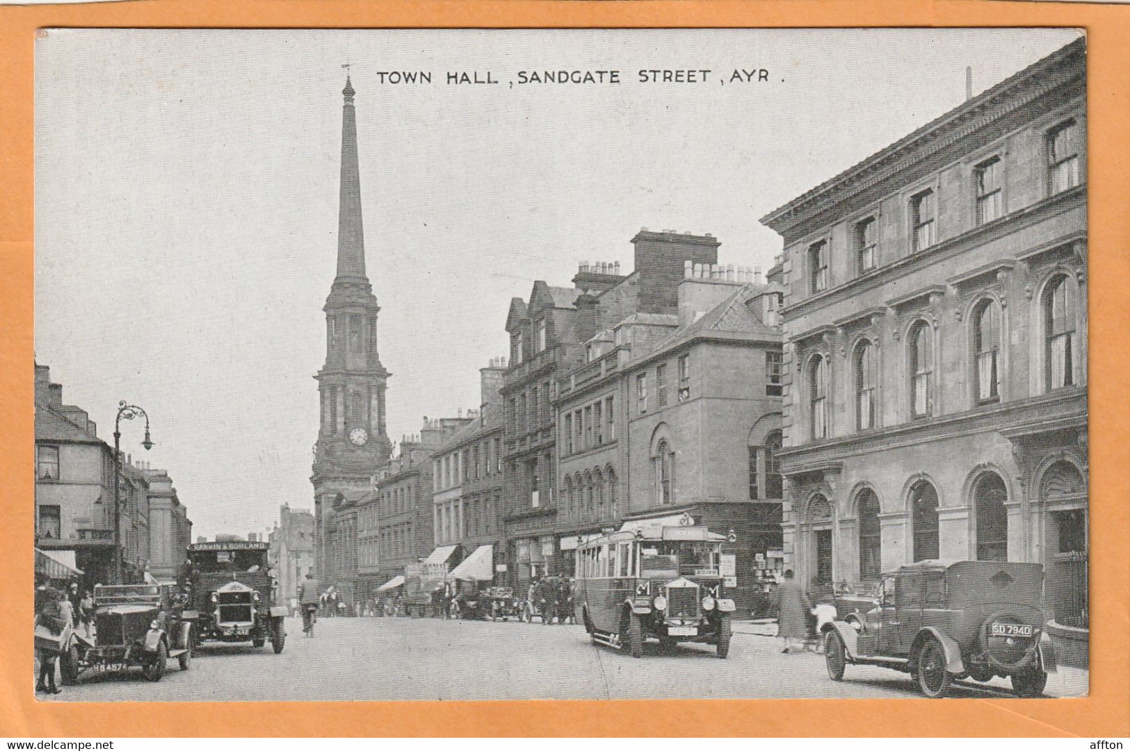 Ayr UK 1920 Postcard - Ayrshire