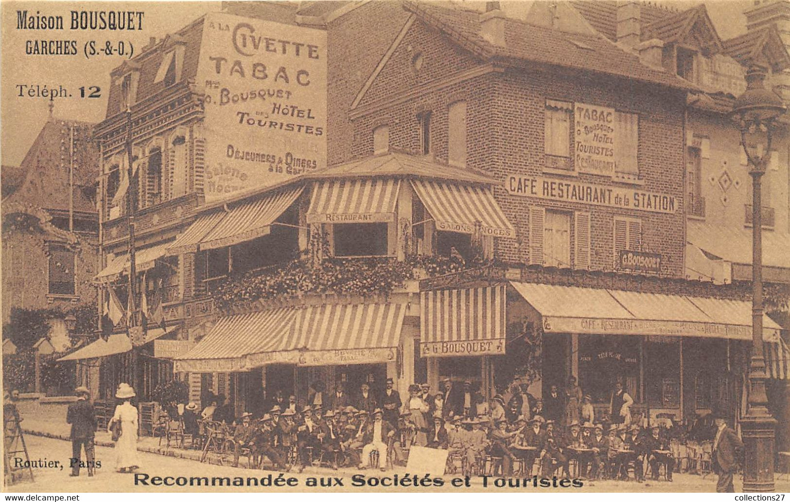 92-GARCHES- CAFE- MAISON BOUSQUET - Garches