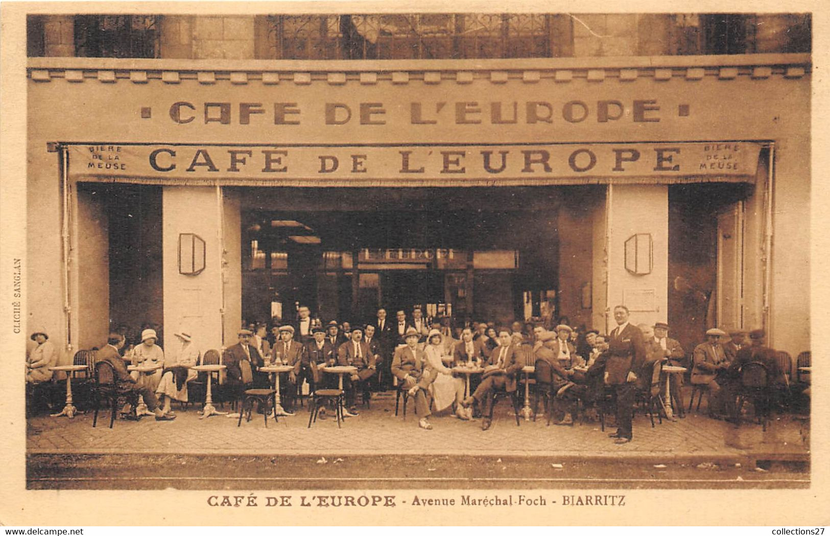 64-BIARRITZ- CAFE DE L'EUROPE AVENUE MARECHAL FOCH - Biarritz