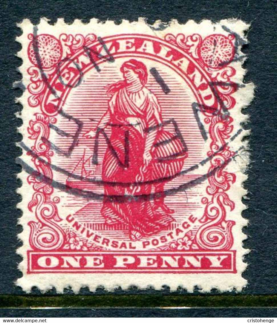 New Zealand 1908 Penny Universal - Redrawn - Used (SG 386) - Gebraucht