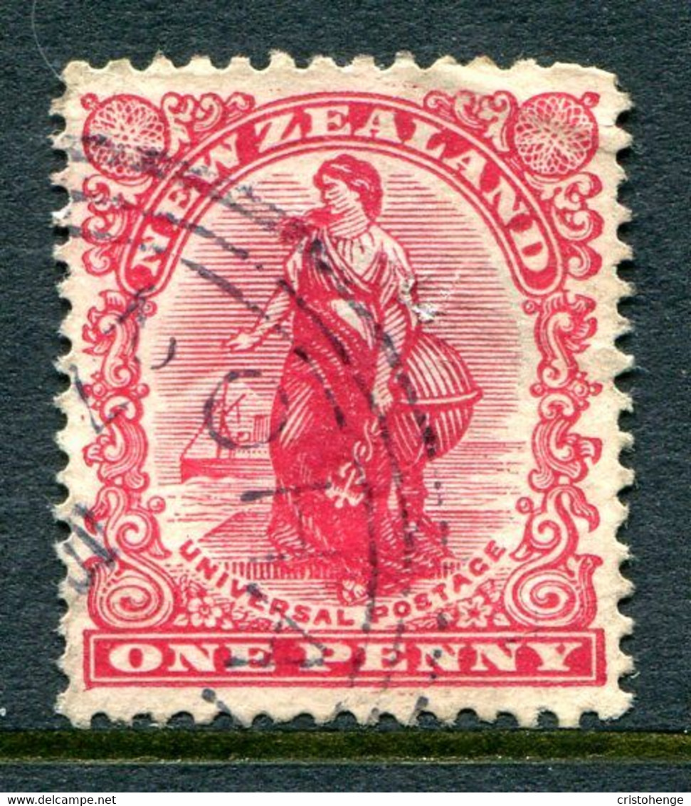 New Zealand 1908 Penny Universal - Redrawn - Used (SG 386) - Used Stamps