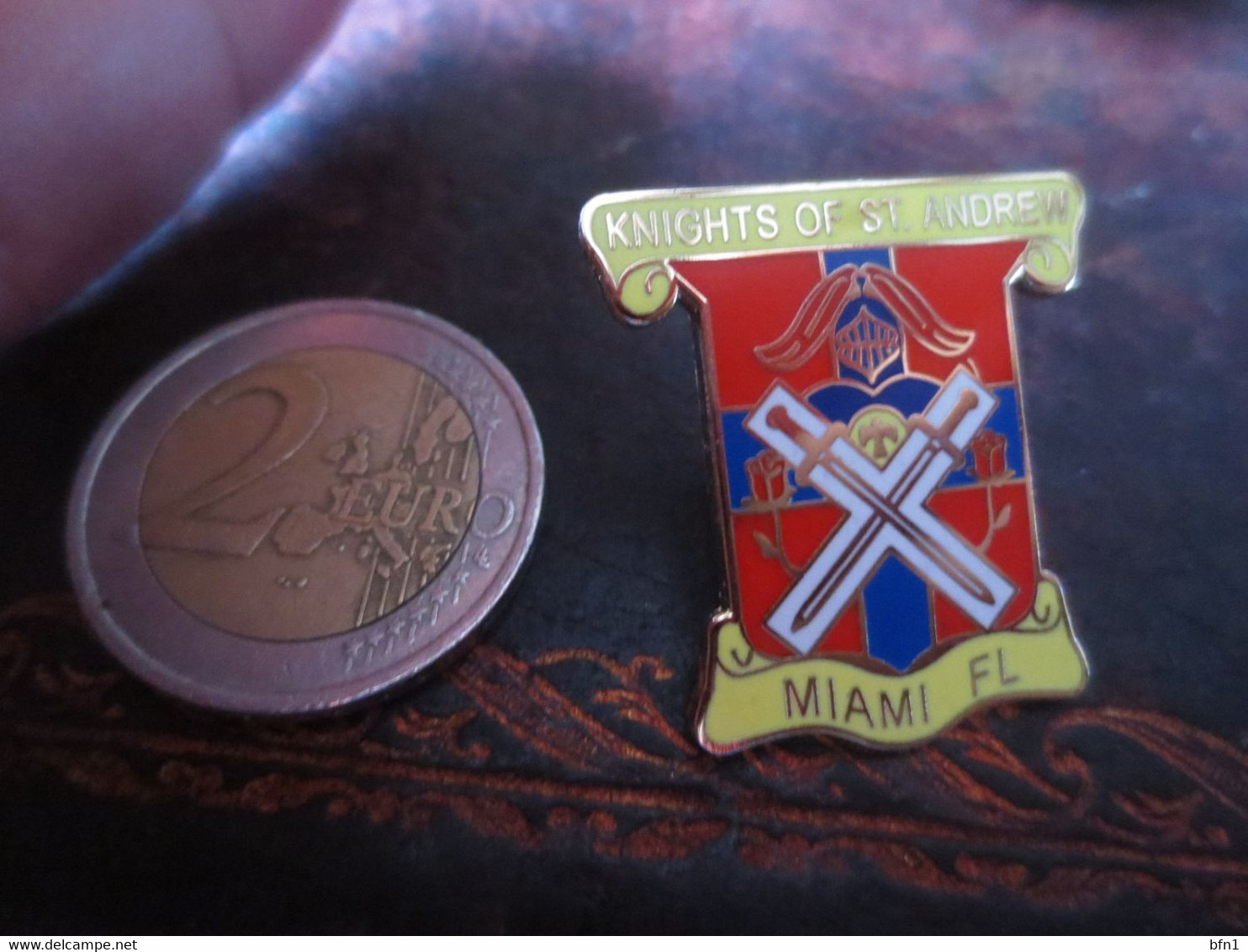 BIJOU MACONNERIE AMERICAINE- KNIGHTS OF ST. ANDREW .MIAMI VOIR PHOTOS - Ethniques
