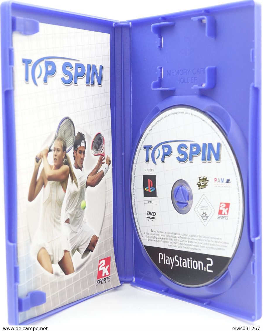 SONY PLAYSTATION TWO 2 PS2 : TOP SPIN ( EYE TOY) - Playstation 2