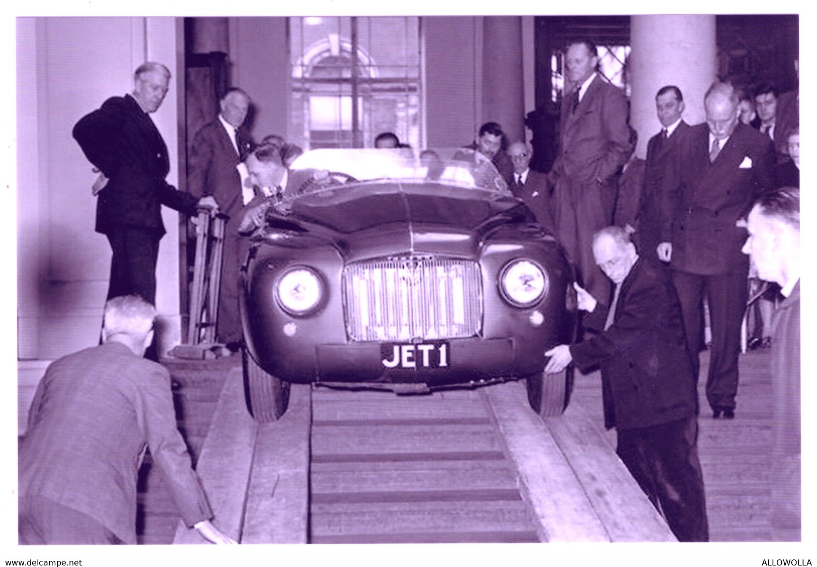 17199 " ROVER JET 1 PROTOTYPE (1950)  " RIPRODUZIONE SU CARTA FOTOGRAFICA-FOTO B/N Cm. 10,2 X 15,2 - Automobile