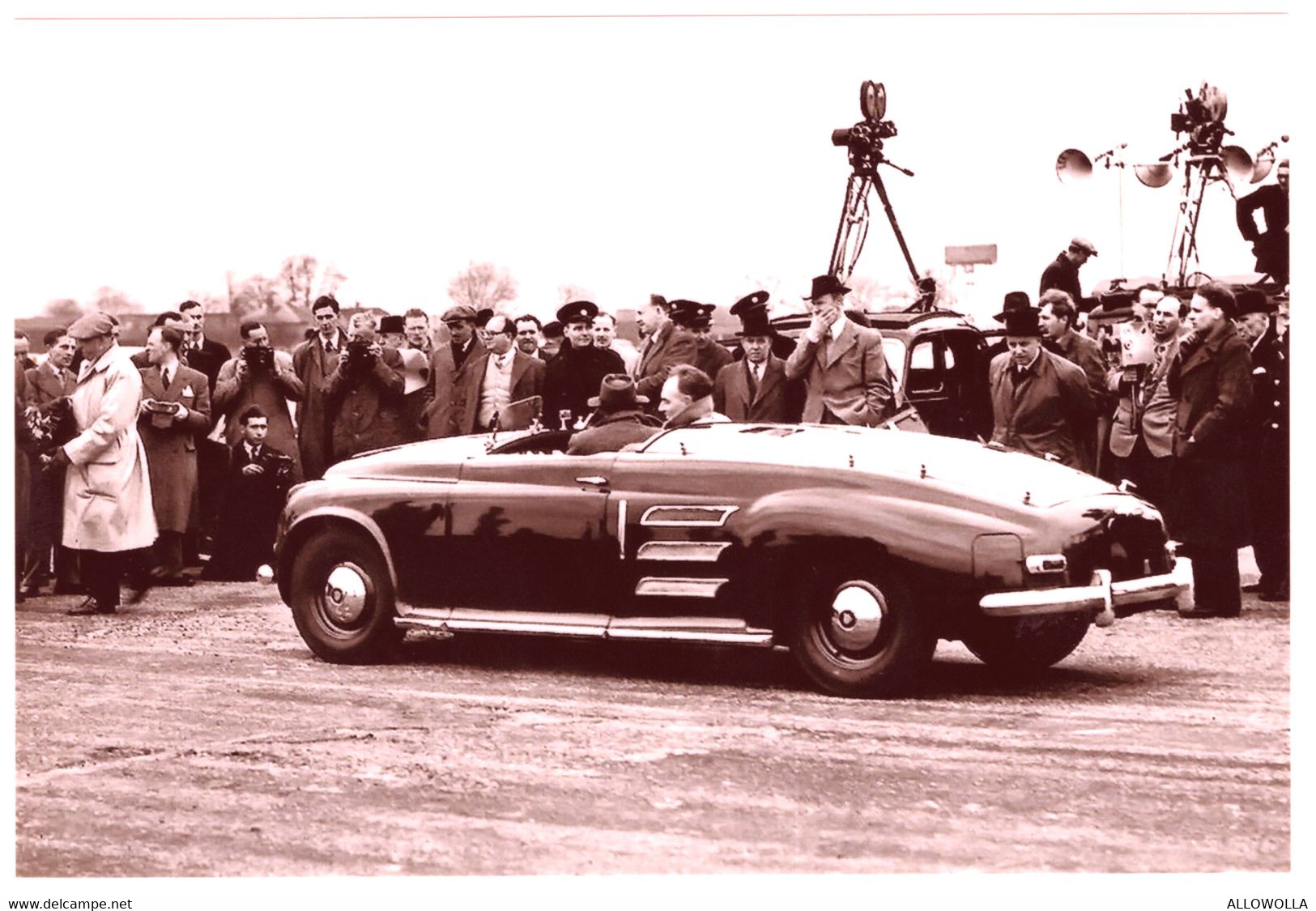 17200 " ROVER JET 1 PROTOTYPE (1950)  " RIPRODUZIONE SU CARTA FOTOGRAFICA-FOTO B/N Cm. 10,2 X 15,2 - Coches