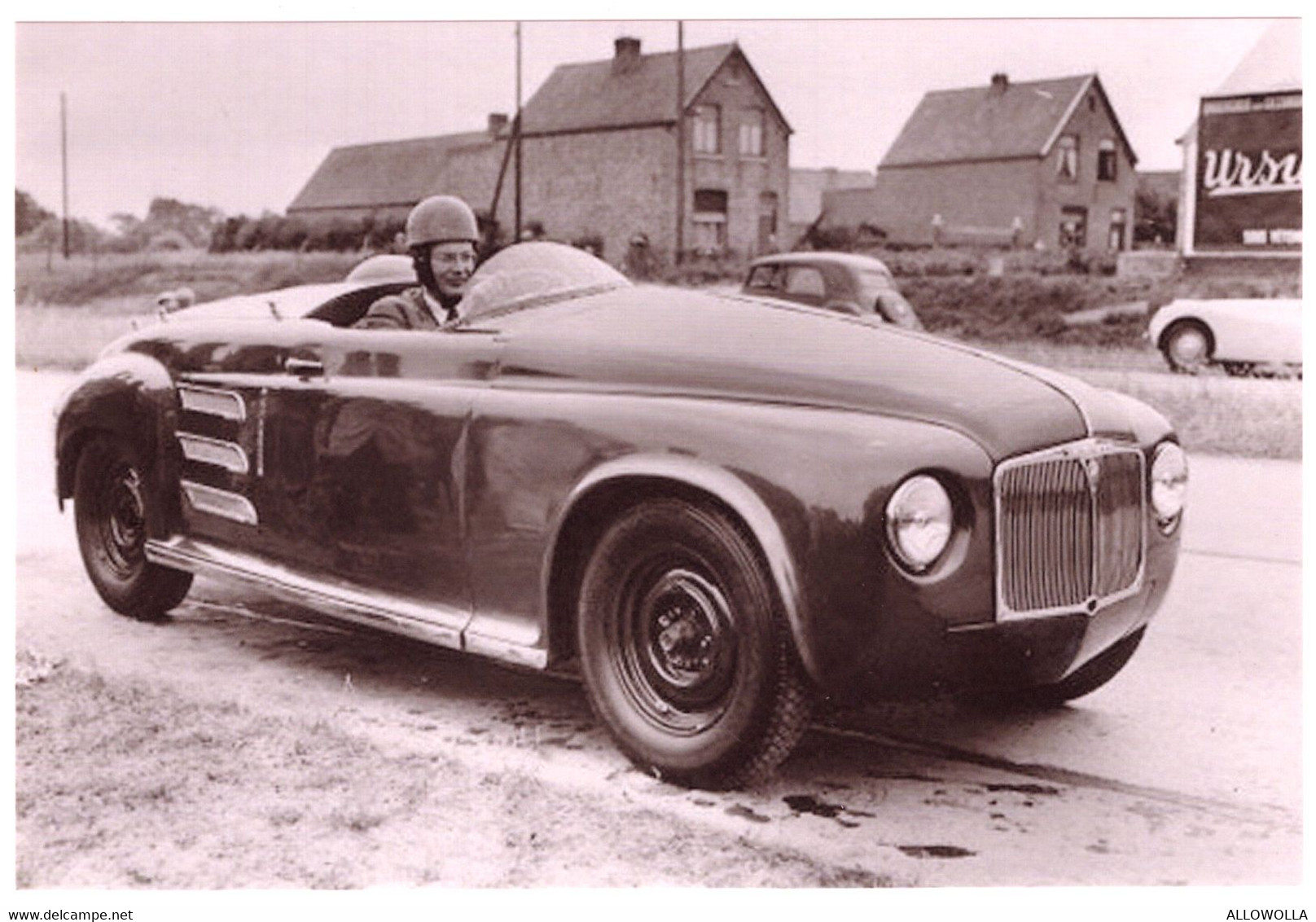 17201 " ROVER JET 1 PROTOTYPE (1950)  " RIPRODUZIONE SU CARTA FOTOGRAFICA-FOTO B/N Cm. 10,2 X 15,2 - Automobiles