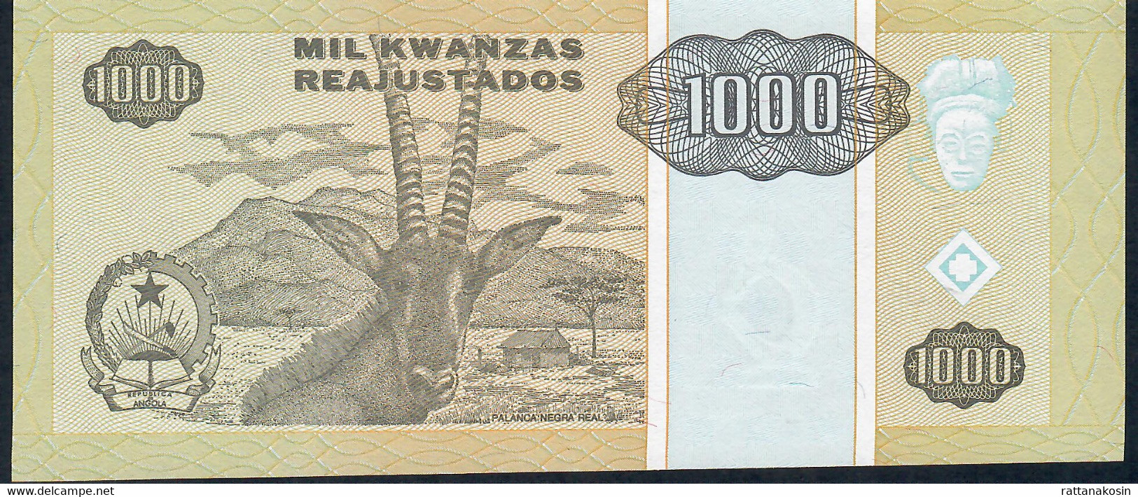 ANGOLA P135   1000 KWANZAS   1995 #LF     UNC. - Angola