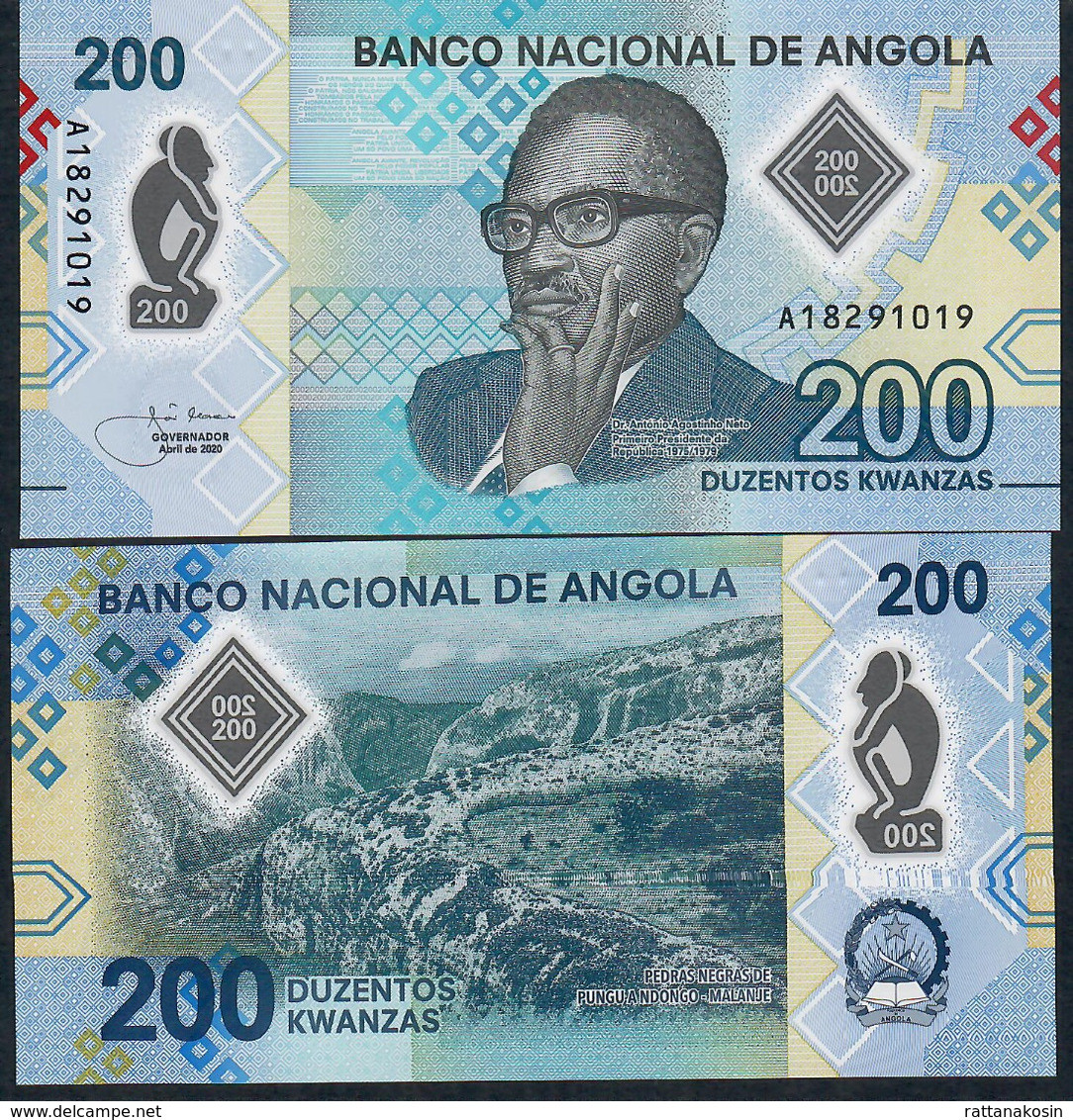 ANGOLA NLP 200 KWANZAS April 2020 #A           UNC. - Angola