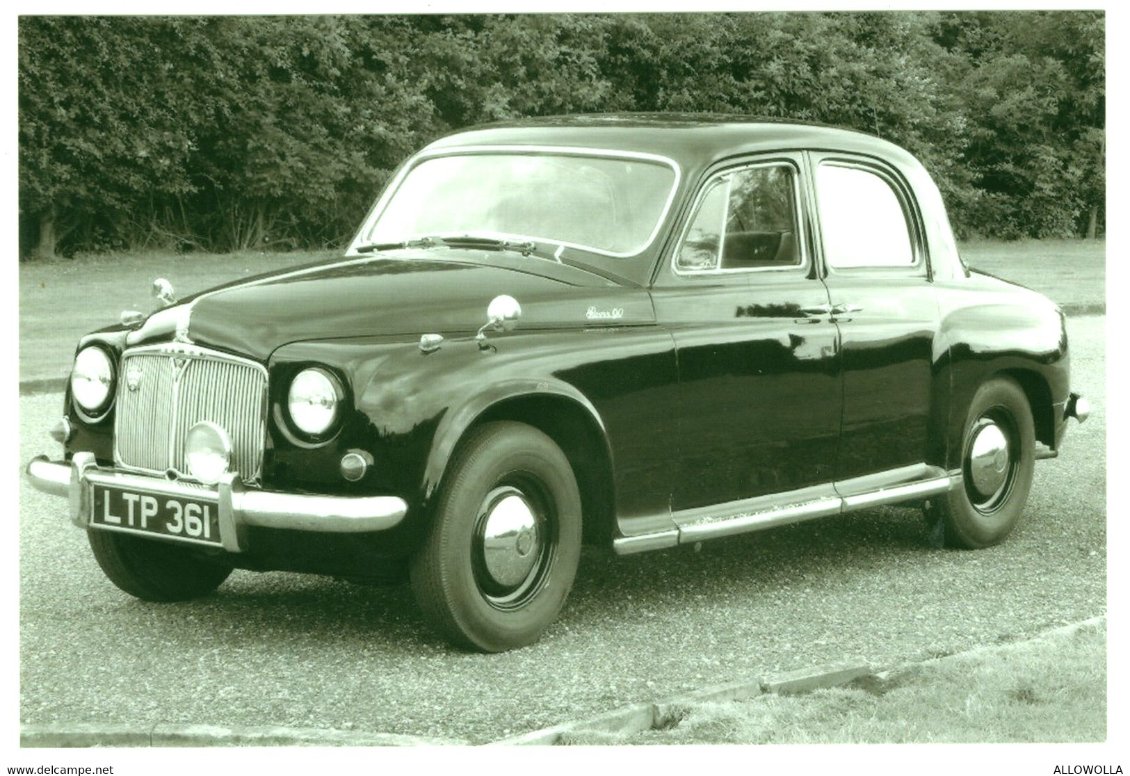 17212 " ROVER 90 (1954)  " RIPRODUZIONE SU CARTA FOTOGRAFICA-FOTO B/N Cm. 10,2 X 15,2 - Automobiles