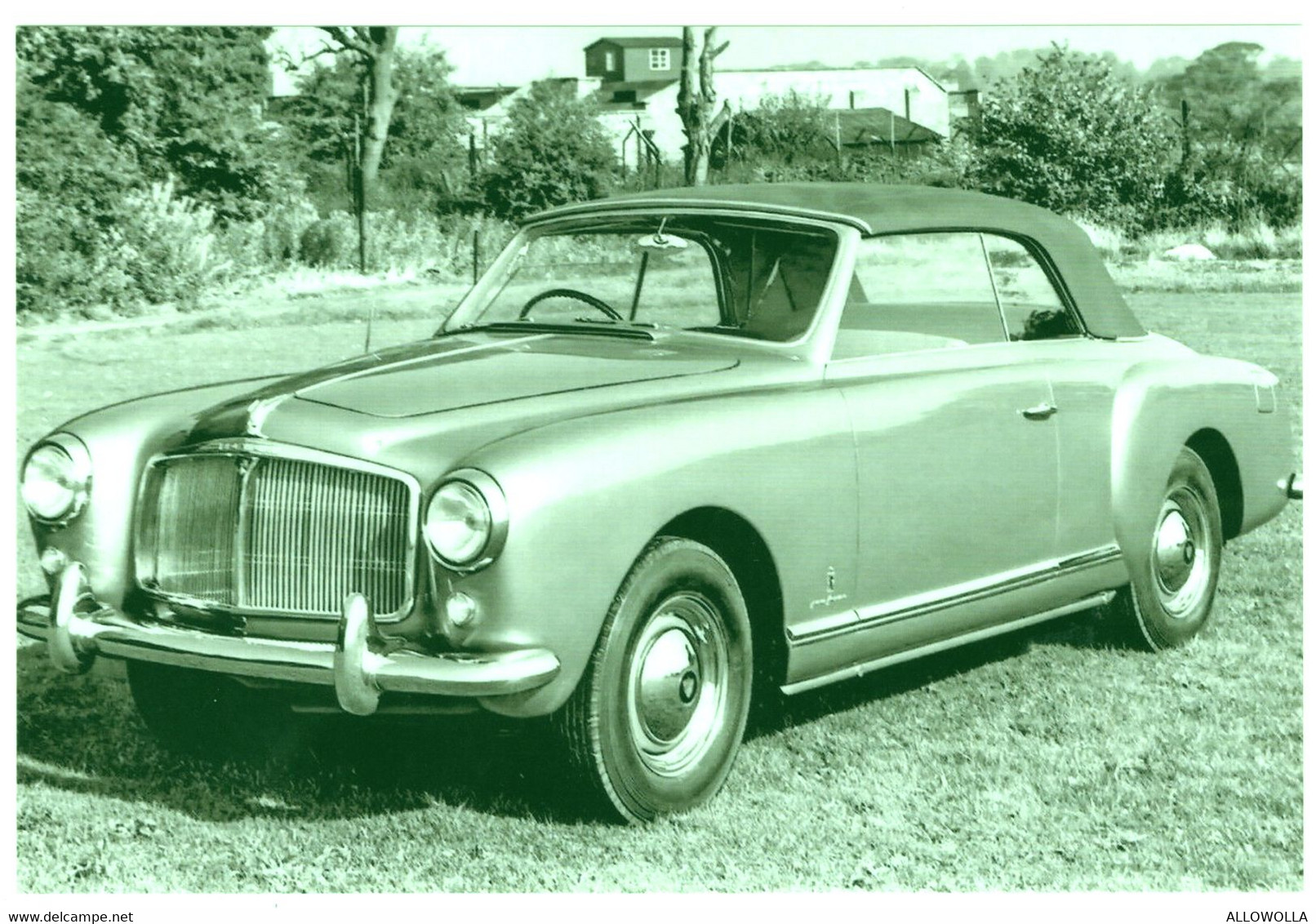17227 " ROVER P4 CONVERTIBLE PININFARINA (1953)  " RIPRODUZIONE SU CARTA FOTOGRAFICA-FOTO B/N Cm. 10,2 X 15,2 - Automobili