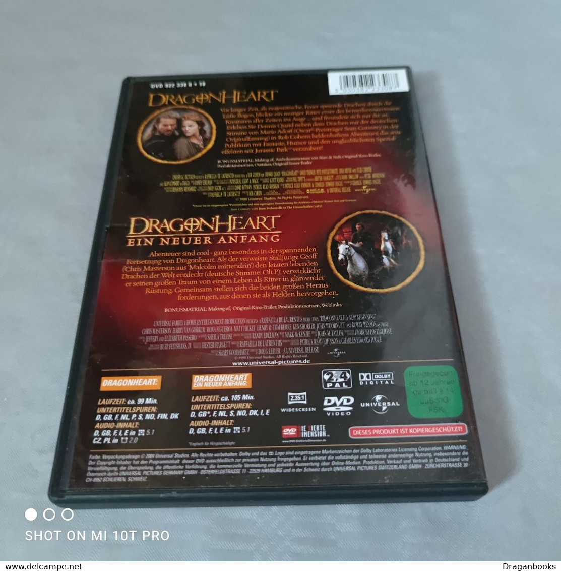 Dragonheart & Dragonheart 2 - Sciences-Fictions Et Fantaisie