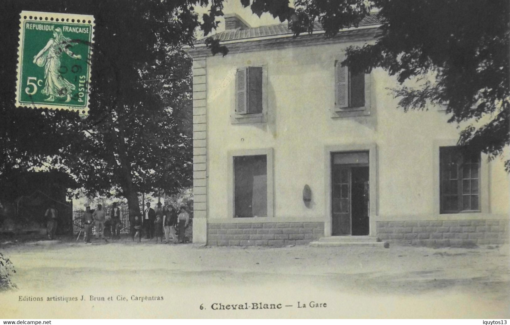 CPA - [84] Vaucluse > CHEVAL BLANC > La Gare En 1910 ( En Activité De 1872/1971 ) - En TBE - Otros & Sin Clasificación