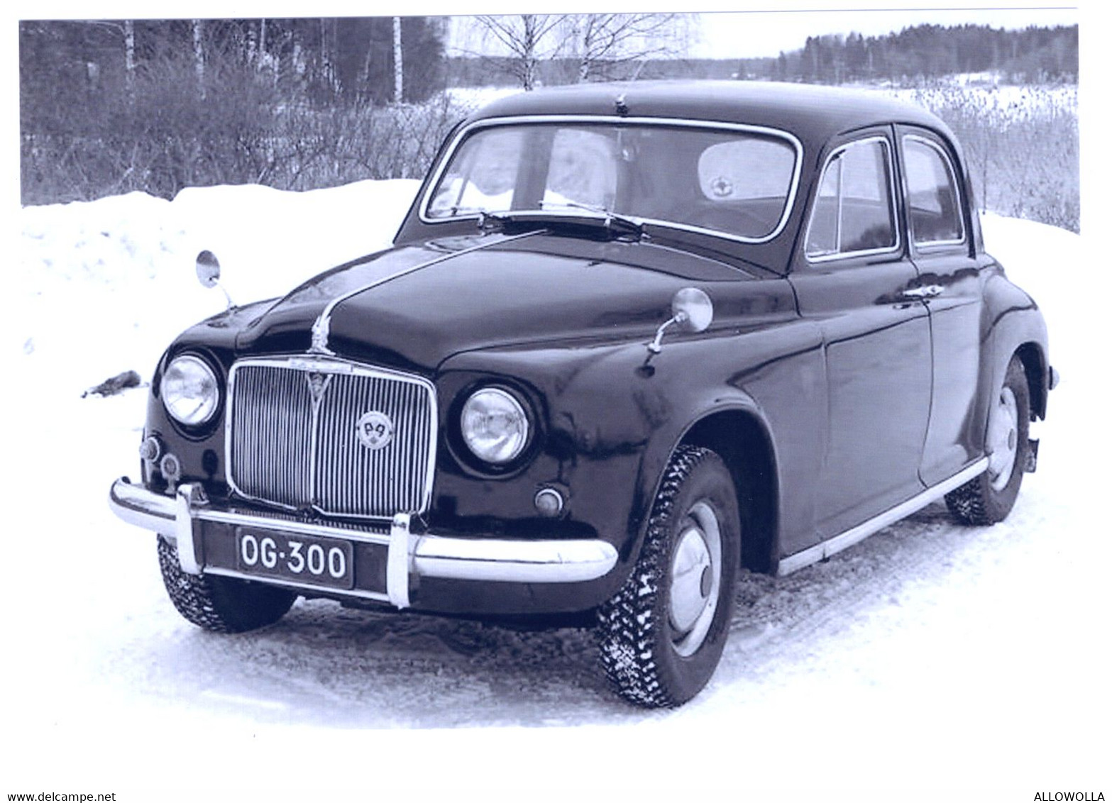 17232 " ROVER 100 (1961)  " RIPRODUZIONE SU CARTA FOTOGRAFICA-FOTO B/N Cm. 10,2 X 15,2 - Automobile