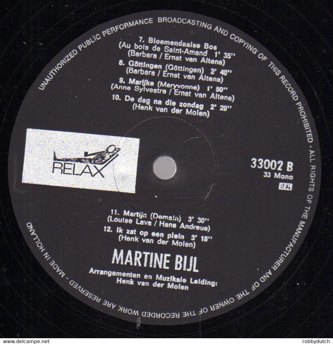 * LP *  MARTINE BIJL ZINGT  (Holland 1966 . Her First Album. Mono) - Altri - Fiamminga