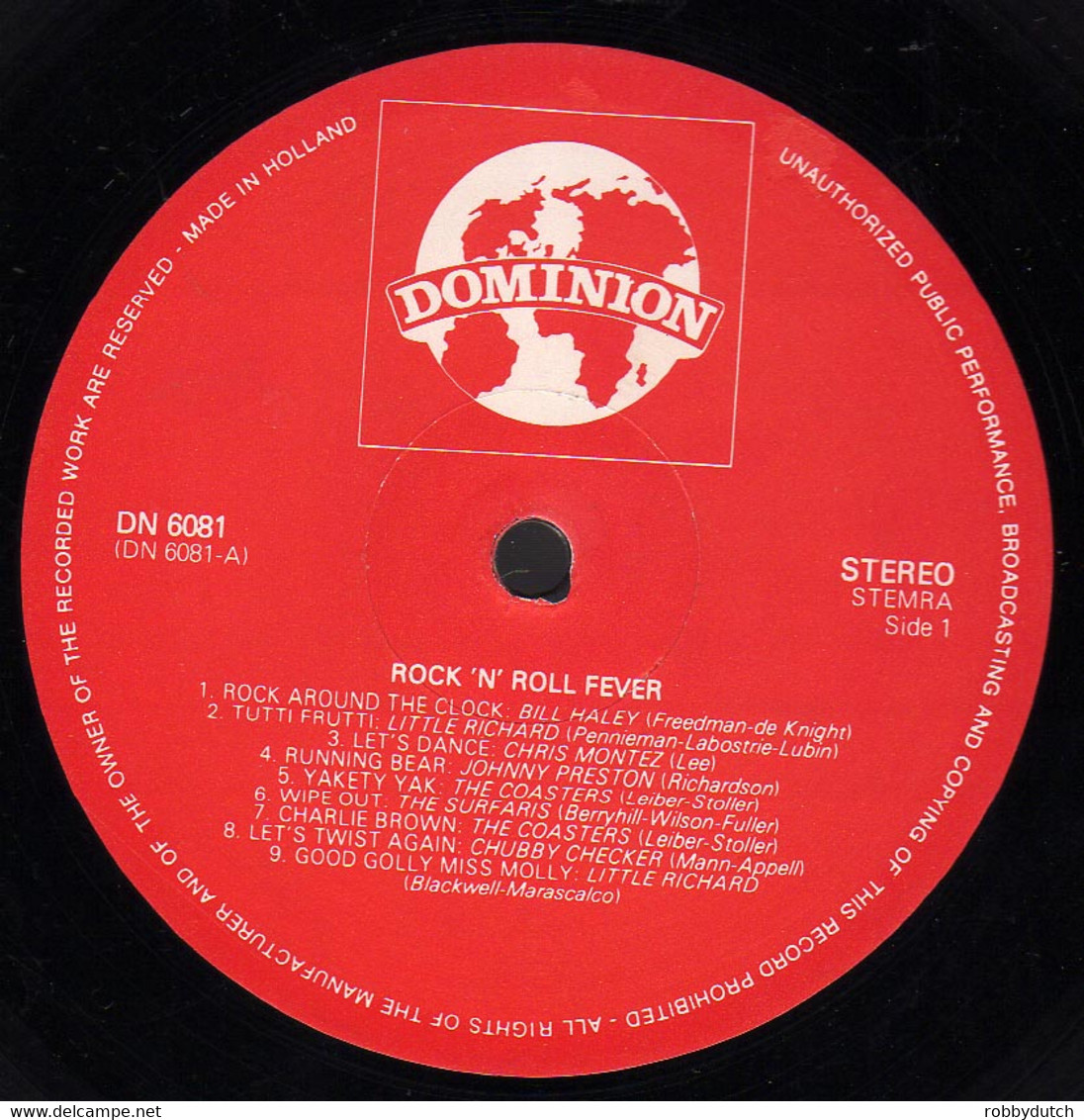* LP *  ROCK ' N' ROLL FEVER- CARL PERKINS / CHUBBY CHECKER / LITTLE RICHARD / BILL HALEY / SURFARIS A.o. - Compilaties