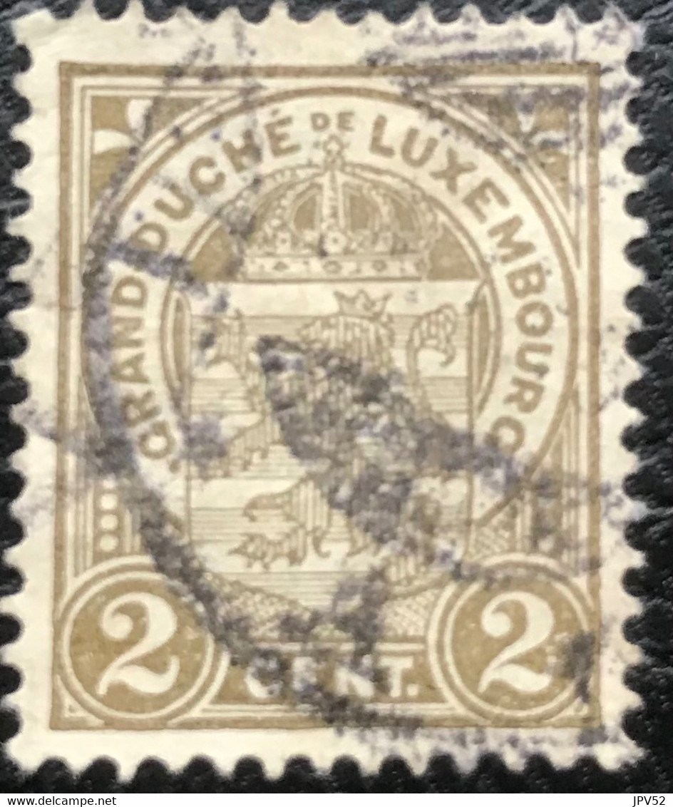 Luxemburg - Grand Duche De Luxembourg - C10/17 - (°)used - 1907 - Michel 85 - Staatswapen - 1907-24 Coat Of Arms