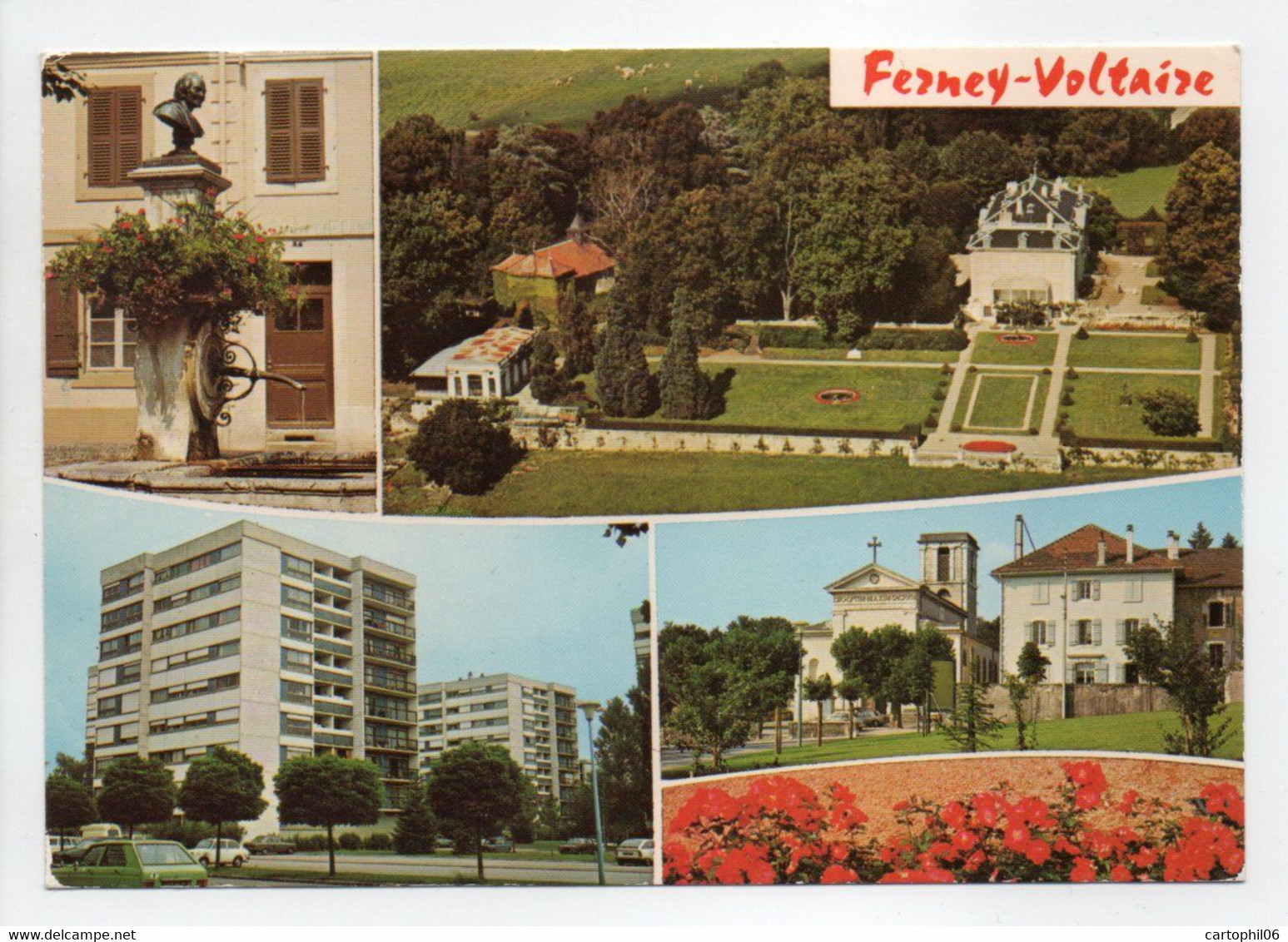 - CPM FERNEY-VOLTAIRE (01) - Multivues 1985 - Editions CELLARD 821 - - Ferney-Voltaire