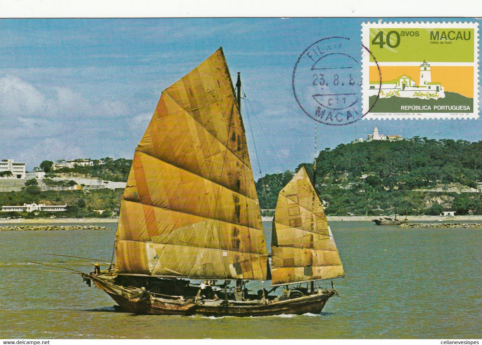Macau, Macao, Maximum Cards, Monumentos Históricos 1982 - Tarjetas – Máxima