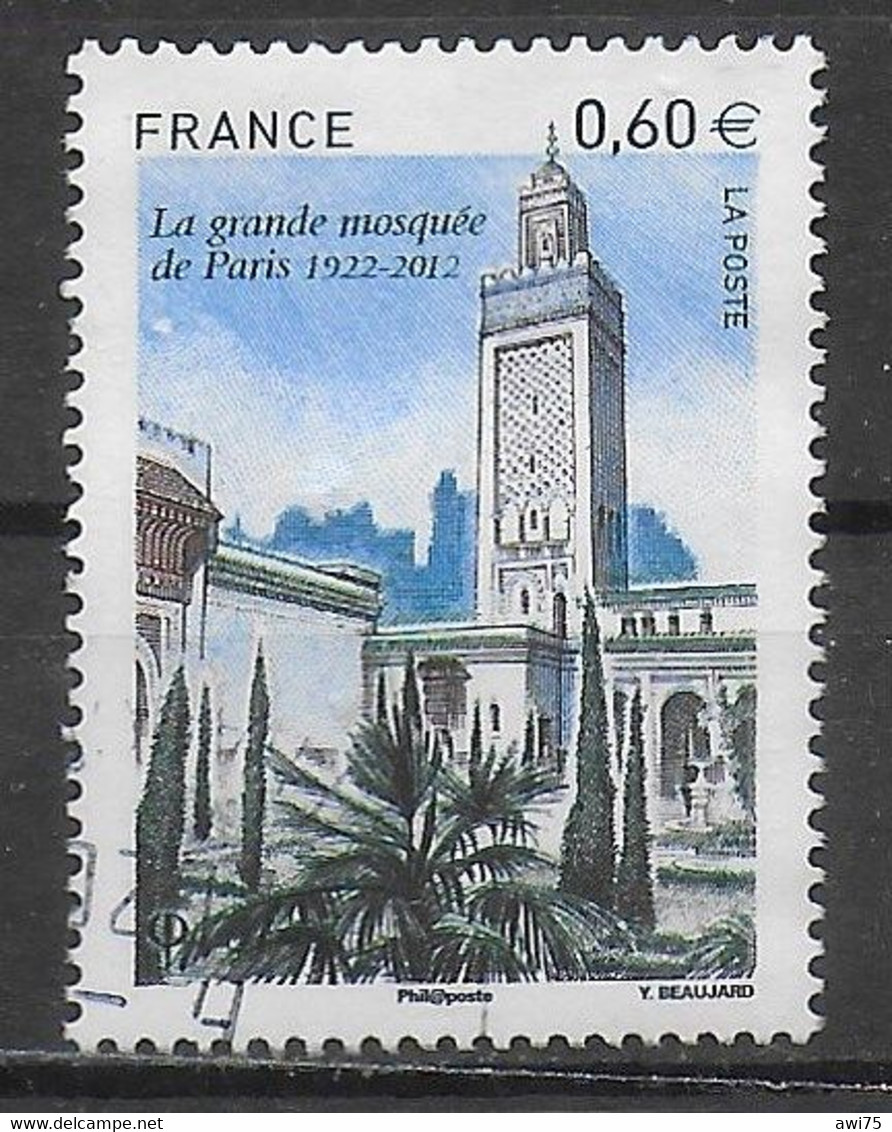 "La Grande Mosquée De Paris" 2012 - 4634 - Used Stamps