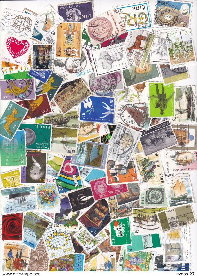 IRELAND COLLECTION/PACKET 100 DIFFERENT STAMPS USED// - Lots & Serien