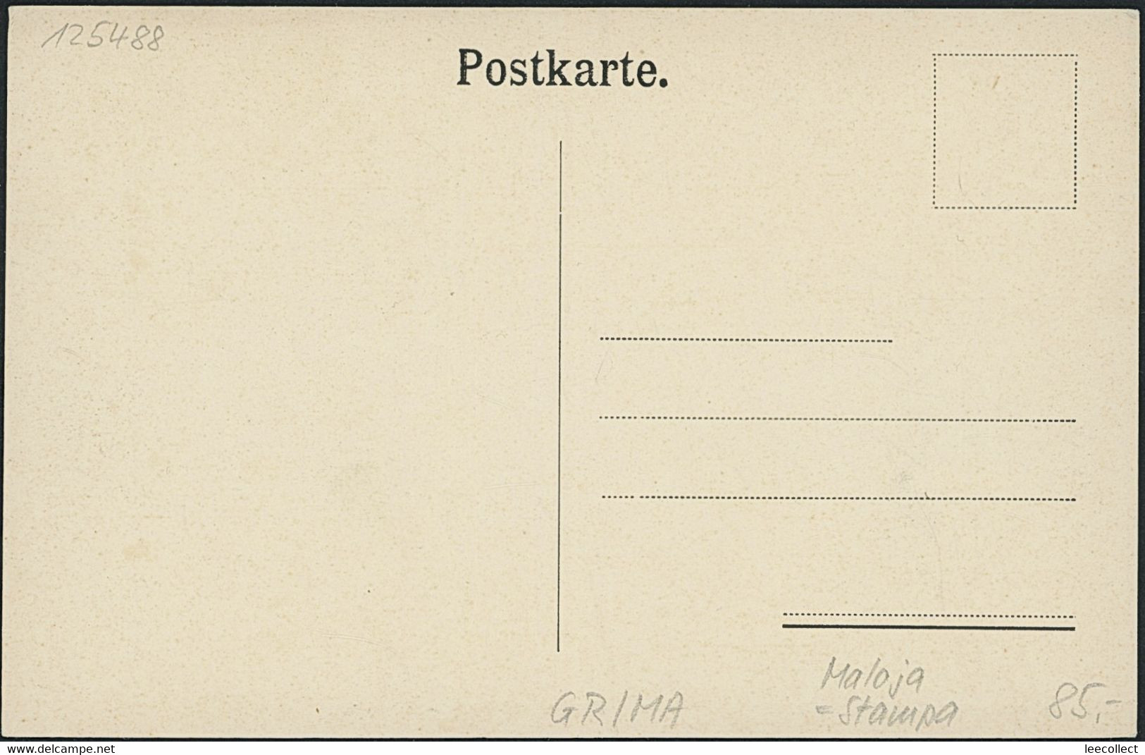 Suisse - GR Maloja - Stampa - Stampa