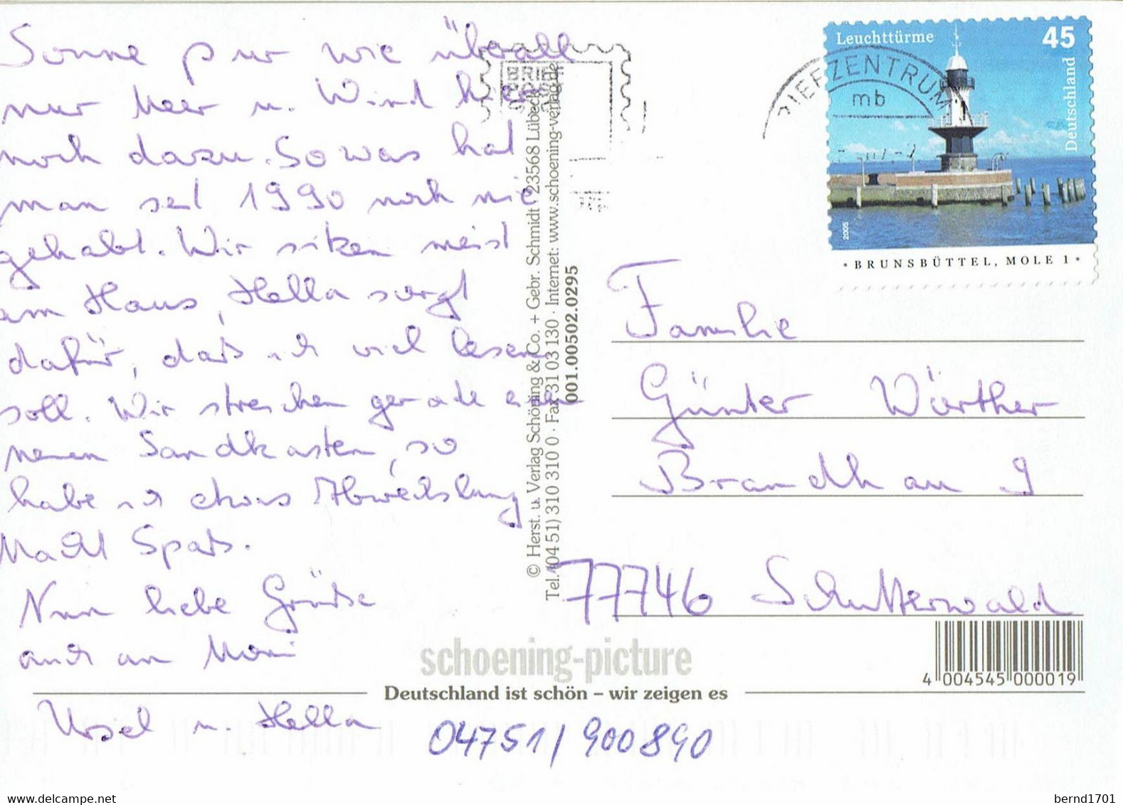 Germany  # Ansichtskarte Gebraucht / View Card Used (X1494) - Nordfriesland
