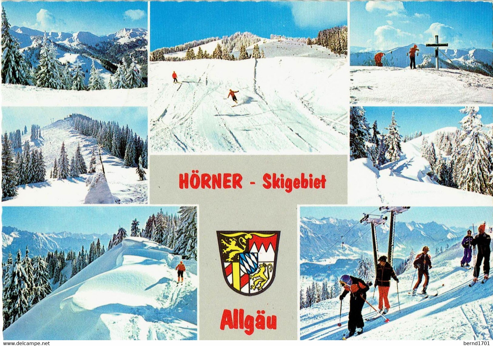 Germany - Hörner Skigebiet  # Ansichtskarte Gebraucht / View Card Used (X1498) - Fischen