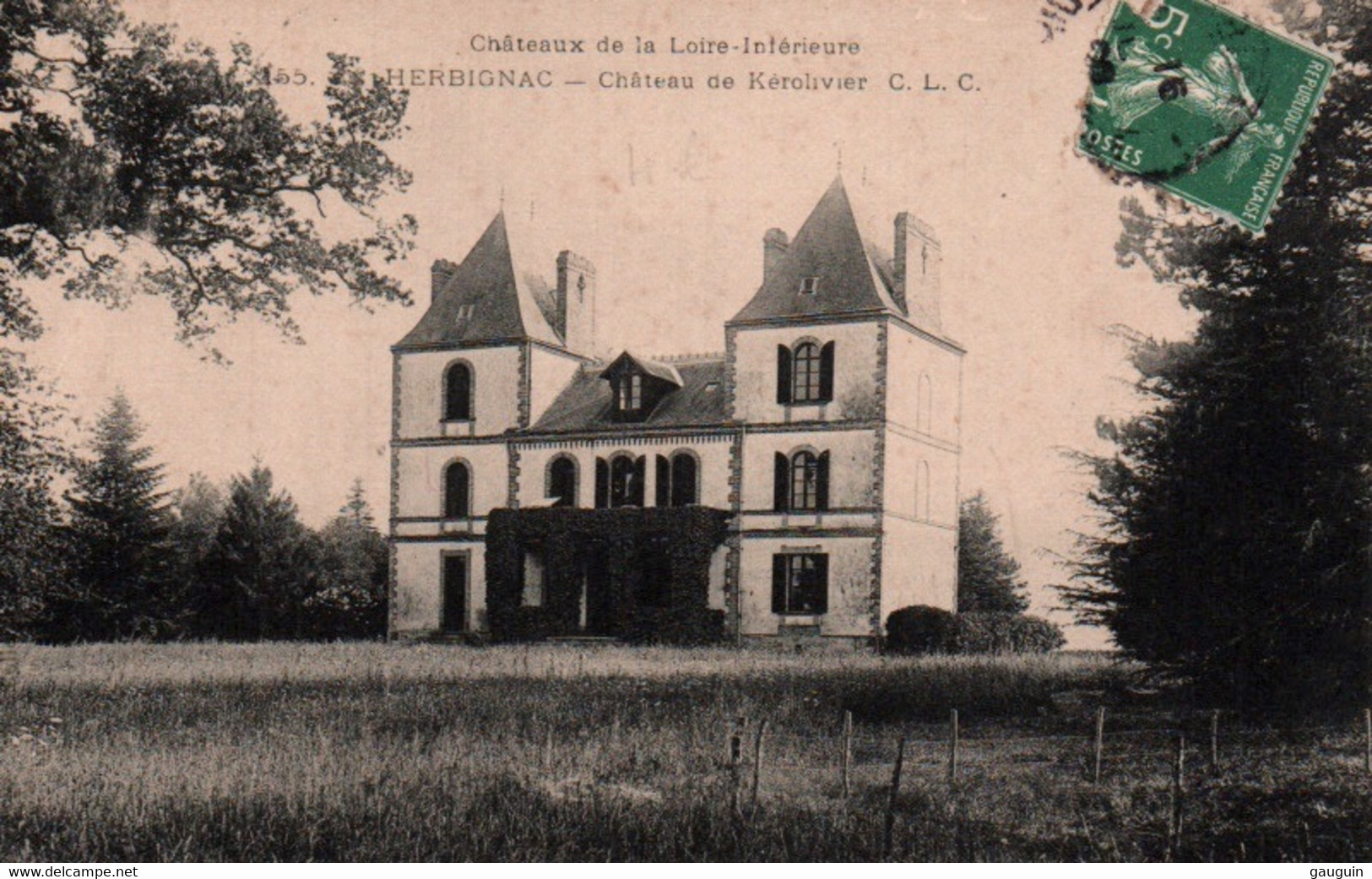 CPA - HERBIGNAC - Château De Kérolivier ... Edition CLC - Herbignac