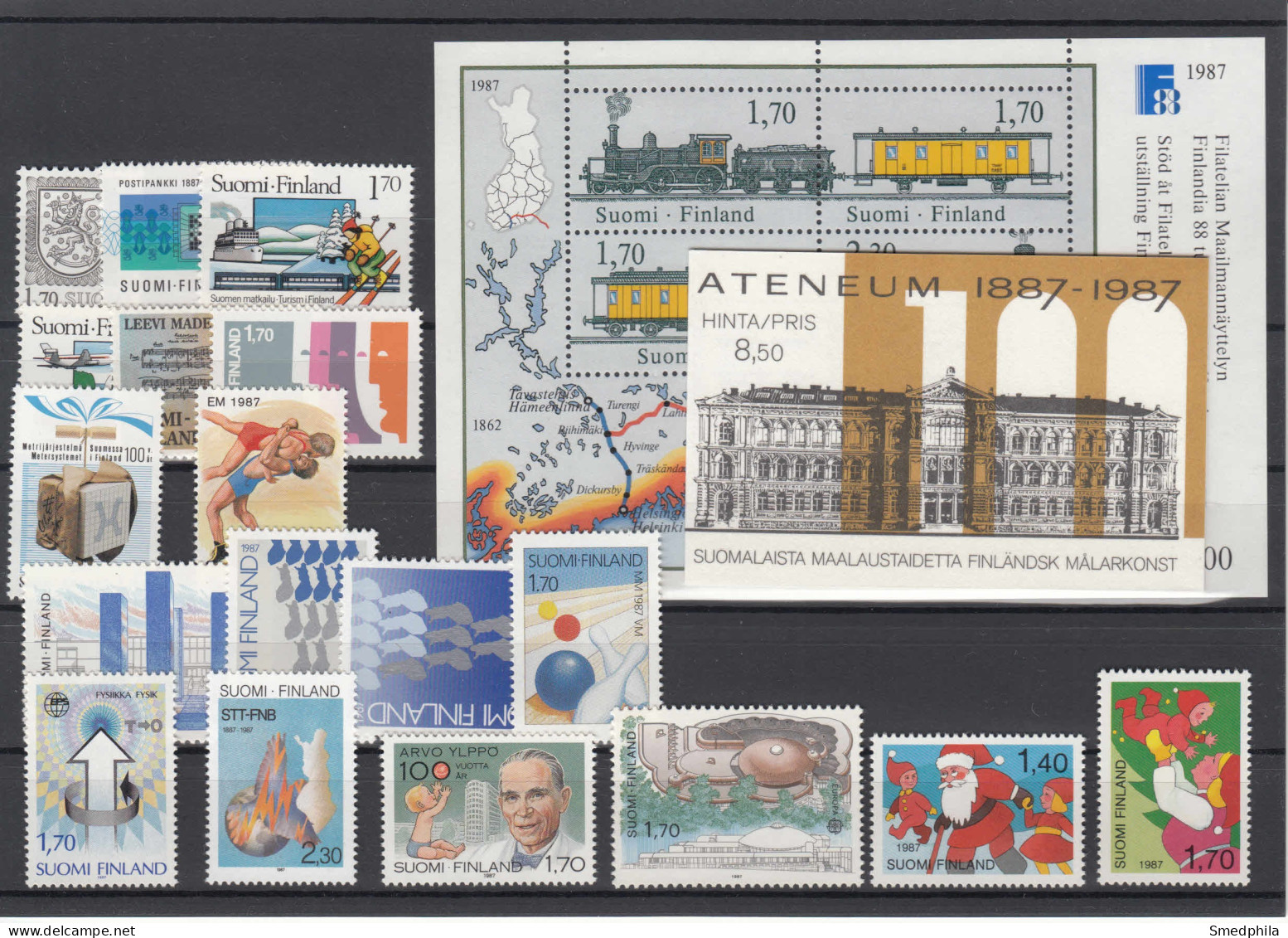 Finland 1987 - Full Year MNH ** - Ganze Jahrgänge