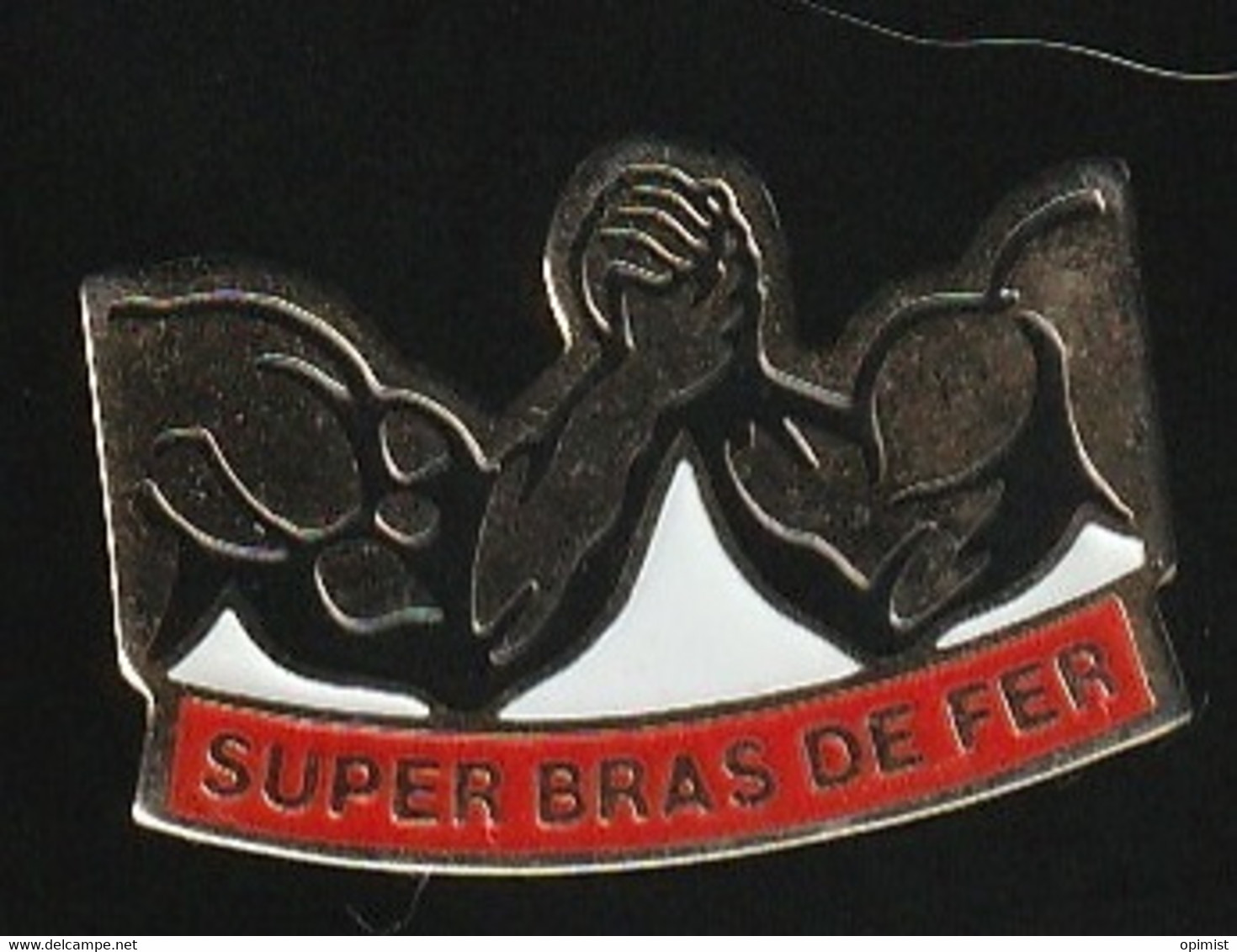 74428-Pin's.Super Bras De Fer.palais Omnisports Paris Bercy - Pesistica