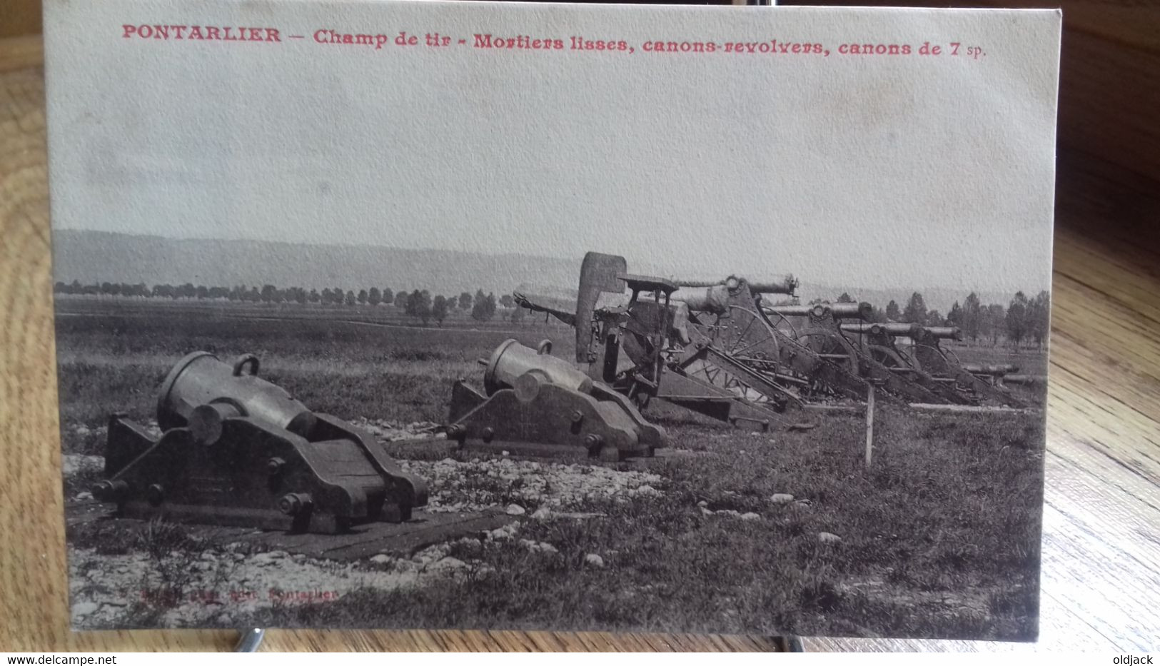 CPA -  Pontarlier - Champ De Tir - Mortiers Lisses , Canons Révolvers , Canons De 7 Sp (19..). . (S25-22) - Pontarlier