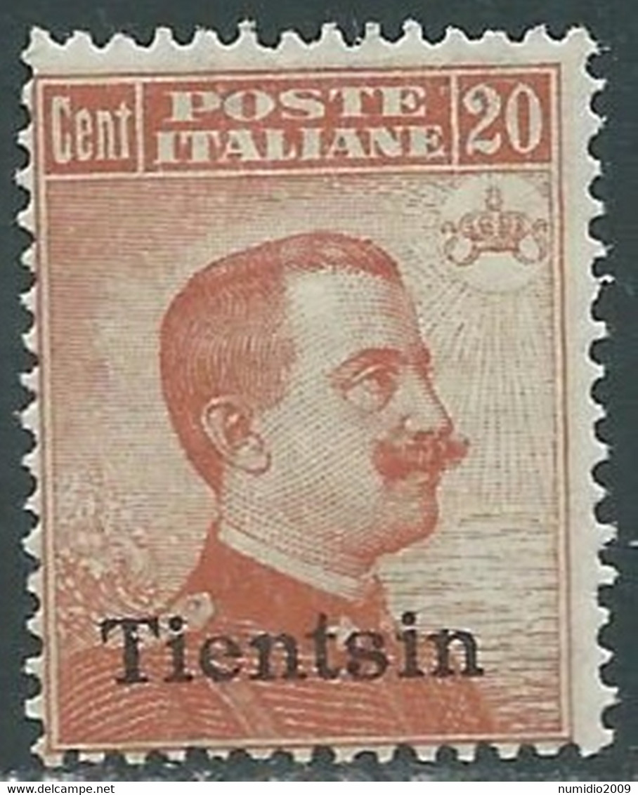1918 CINA TIENTSIN EFFIGIE 20 CENT MNH ** - RF40 - Tientsin