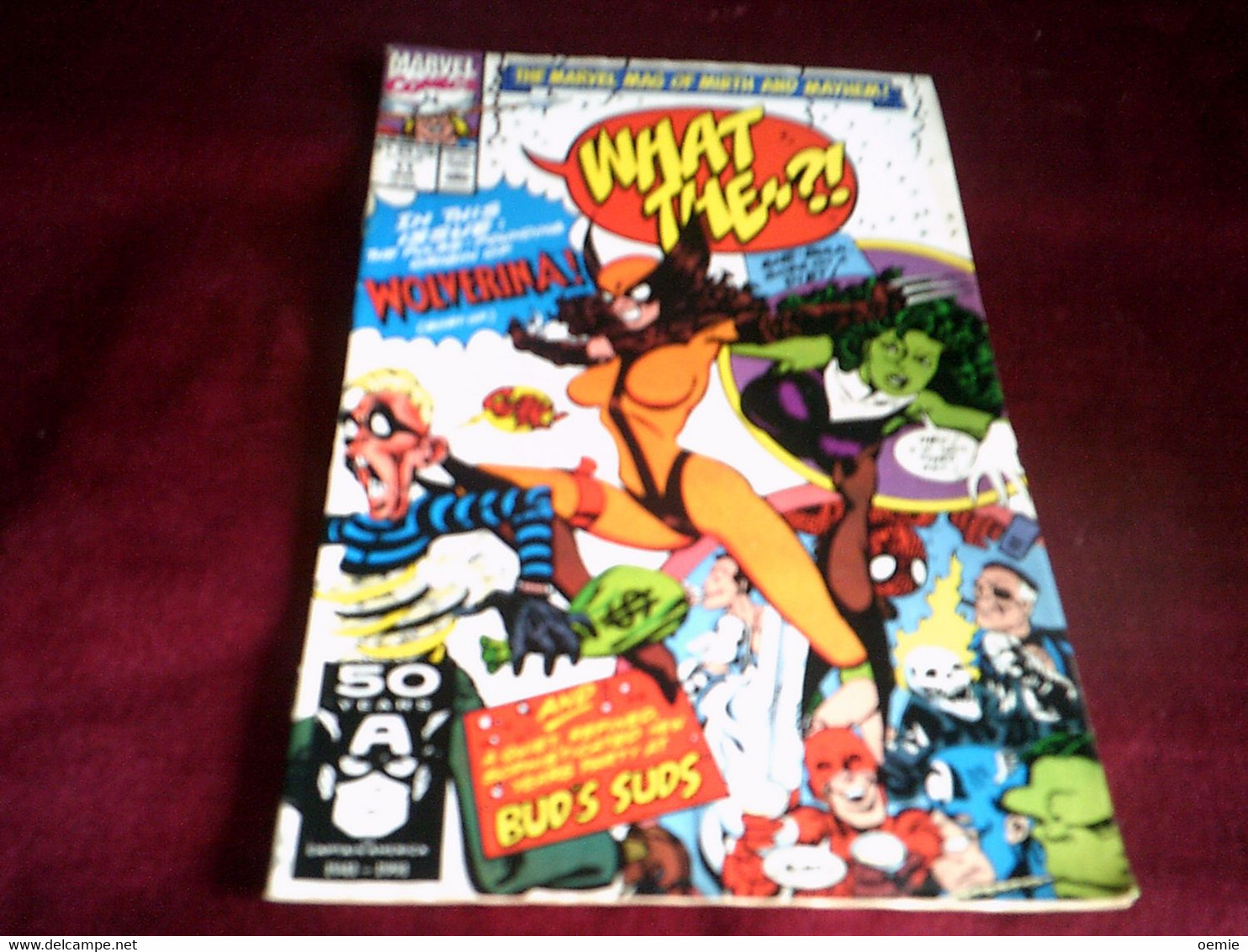 WHAT THE   N° 11 MAR  1991 IN THIS ISSUE WOLVERINA - Marvel