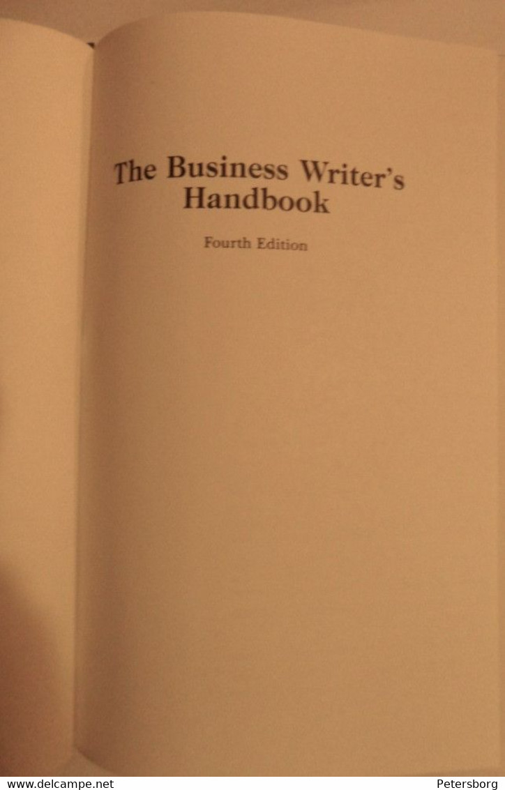 The Business Writer's Handbook. - Business/Contabilità