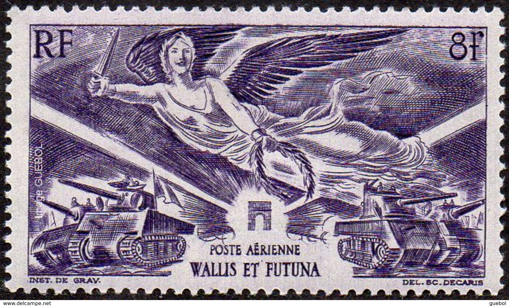 Anniversaire De La Victoire. Détail De La Série Wallis Et Futuna N° PA 4 ** - 1946 Anniversaire De La Victoire