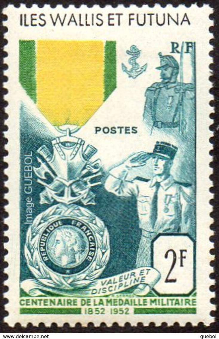 Détail De La Série - Médaille Militaire - Wallis Et Futuna N° 156 * - 1952 Centenaire De La Médaille Militaire