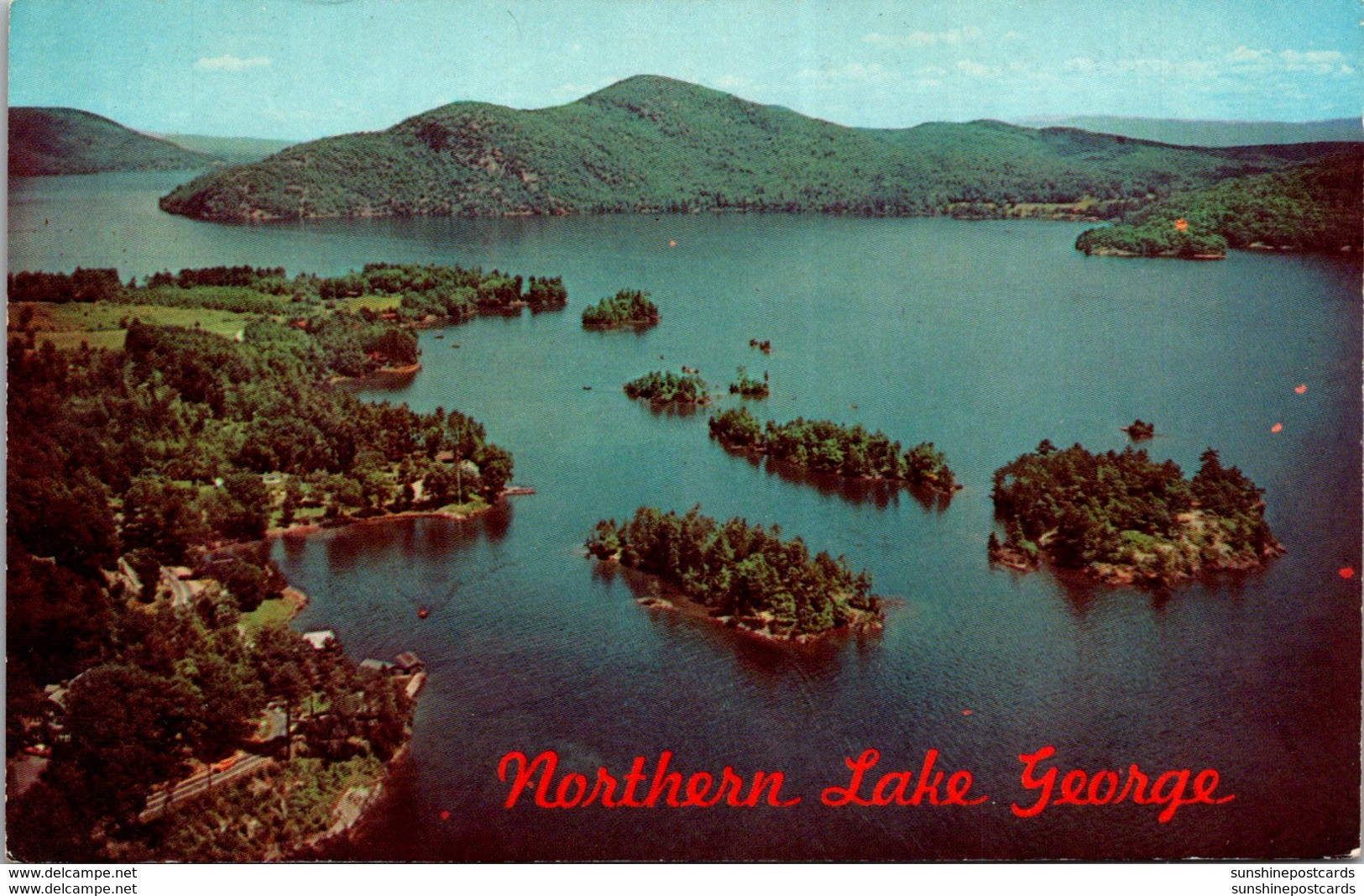 New York Northern Lake George Aerial View - Lake George