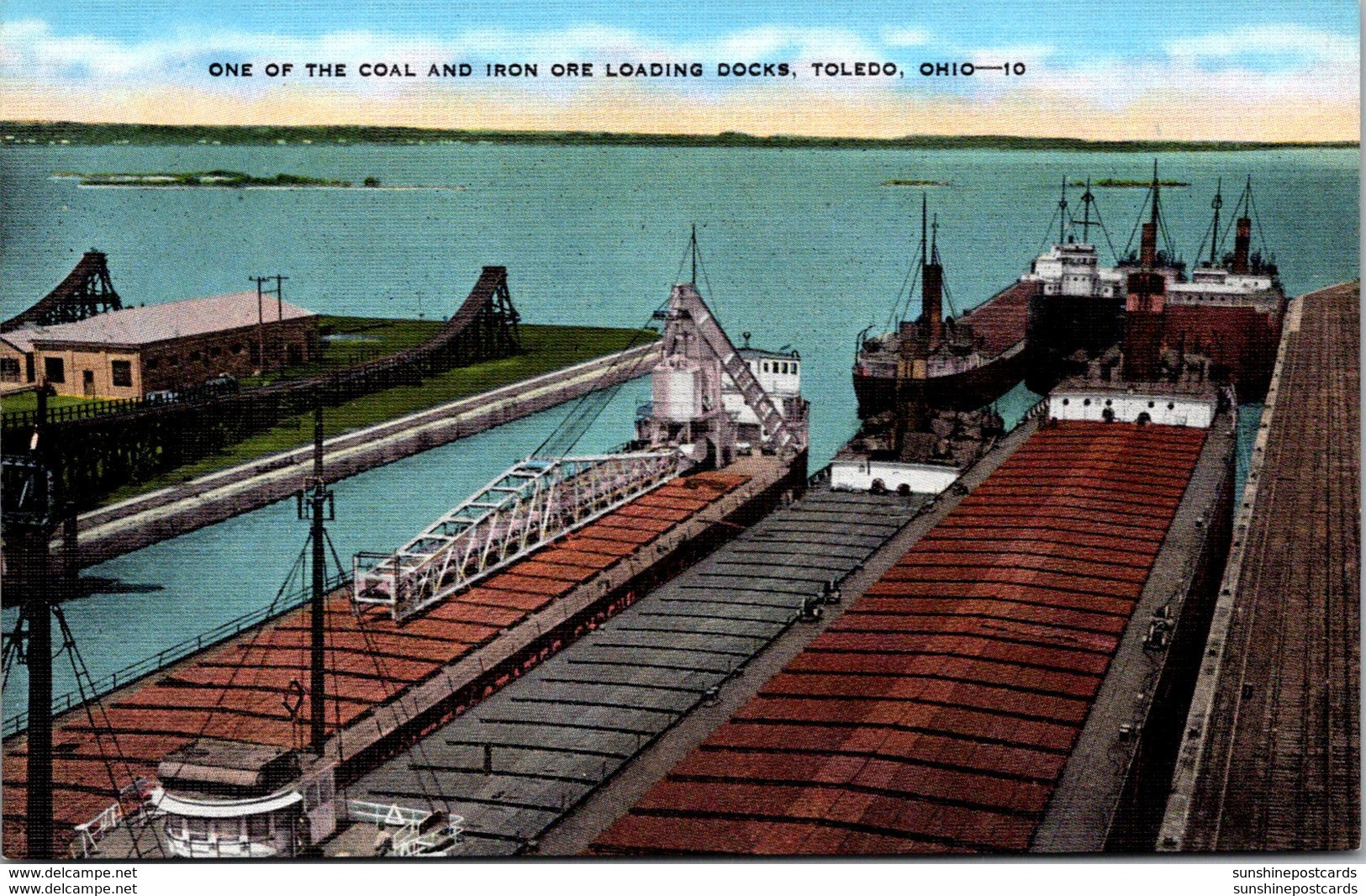 Ohio Toledo One Of The Coal And Iron Ore Loading Docks - Toledo