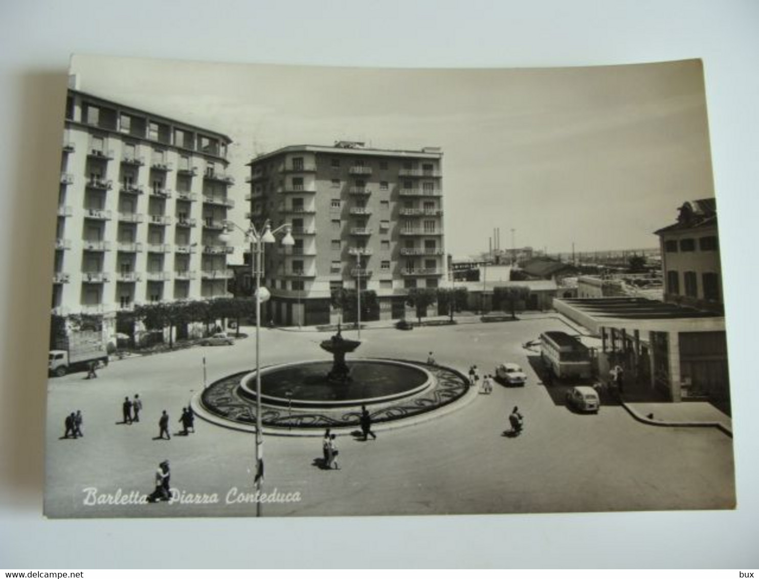 BARLETTA  PIAZZA CONTEDUCA   PUGLIA BARI  VIAGGIATA   COME DA FOTO - Barletta