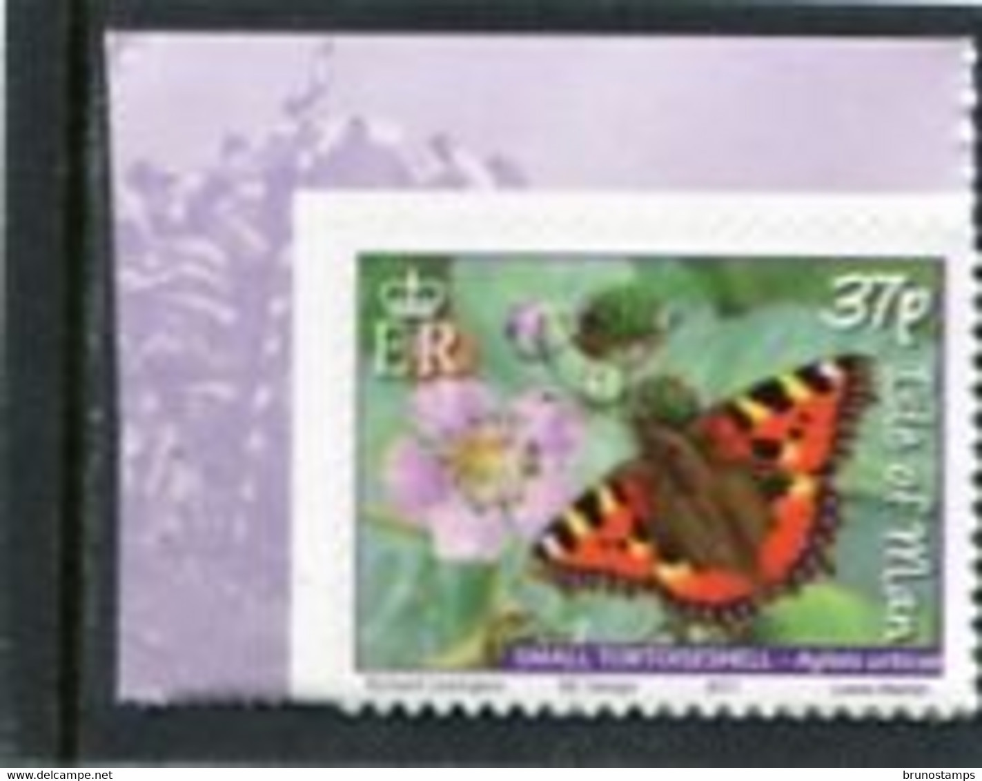 ISLE OF MAN - 2011  37p BUTTERFLIES  SELF ADHESIVE  MINT NH - Isle Of Man