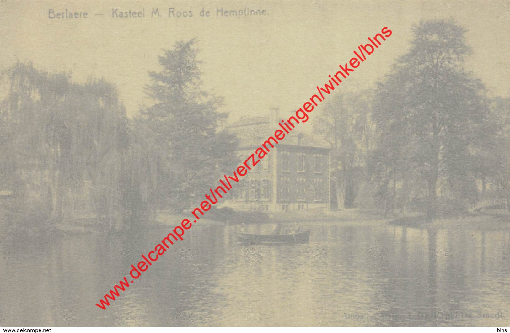 Kasteel M. Roos De Hemptinne - Moderne Herdruk - Berlare - Berlare