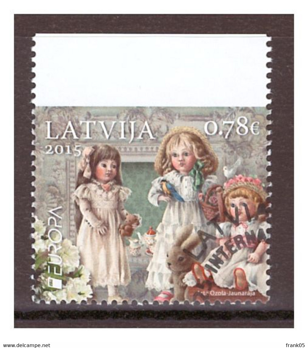 Lettland / Latvia / Lettonie 2015 Aus MH/from Booklet EUROPA Gestempelt/used - 2015