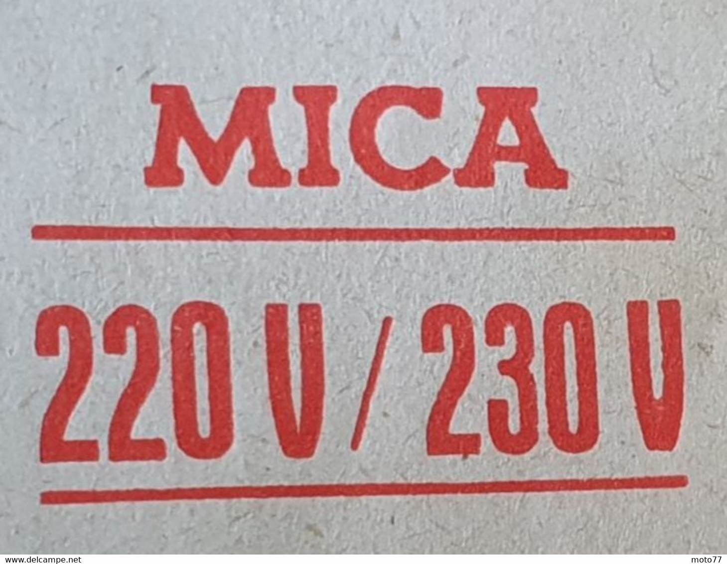 Ancienne RÉSISTANCE CHAUFFANTE "Ricor" Pour Fer à Repasser - Appareil ÉLECTRIQUE En RECHANGE 400 W - Vers 1960 - Otros Aparatos