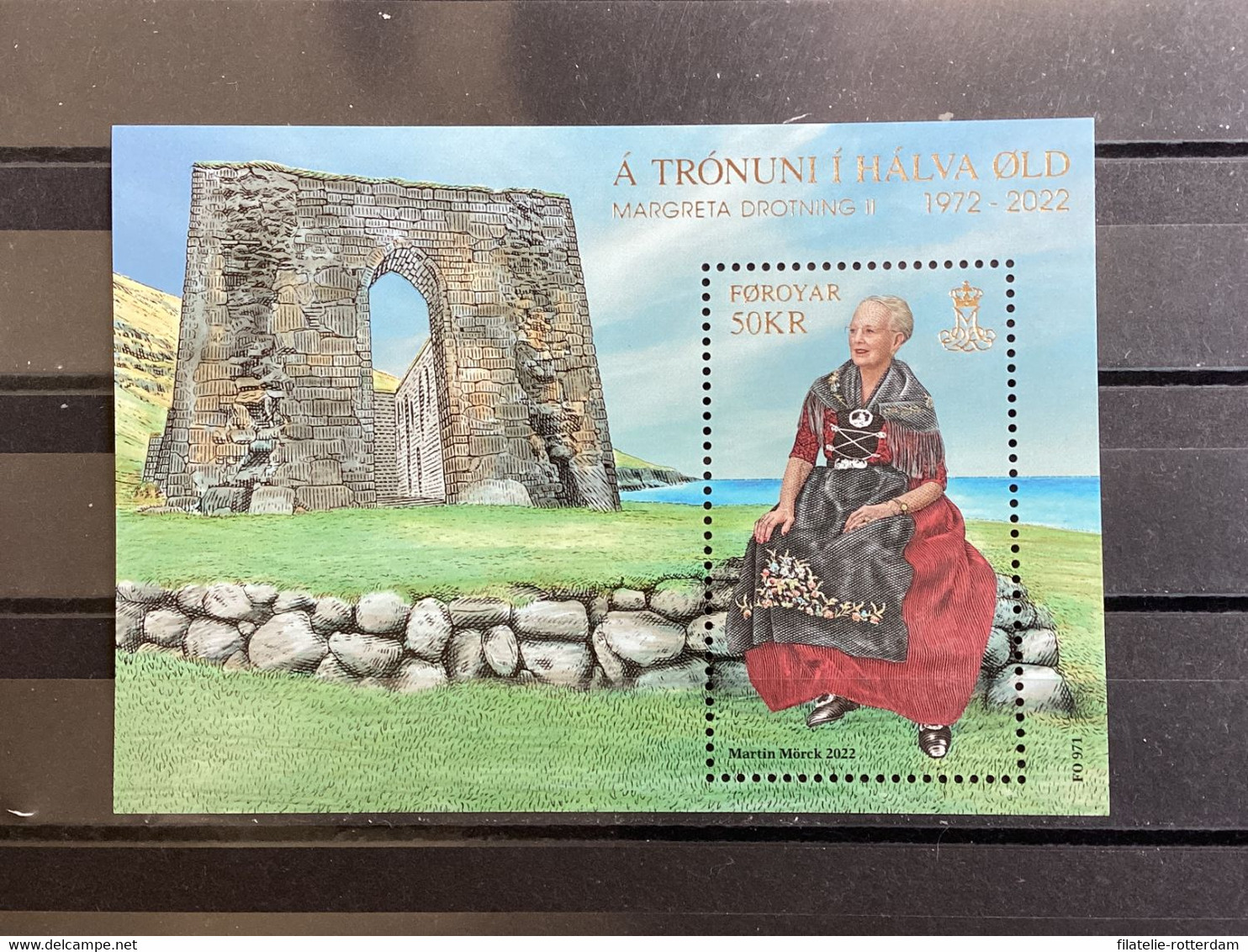 Faeroër / Faroes - Postfris/MNH - Sheet 50 Jaar Koningin Margrethe 2022 - Faroe Islands